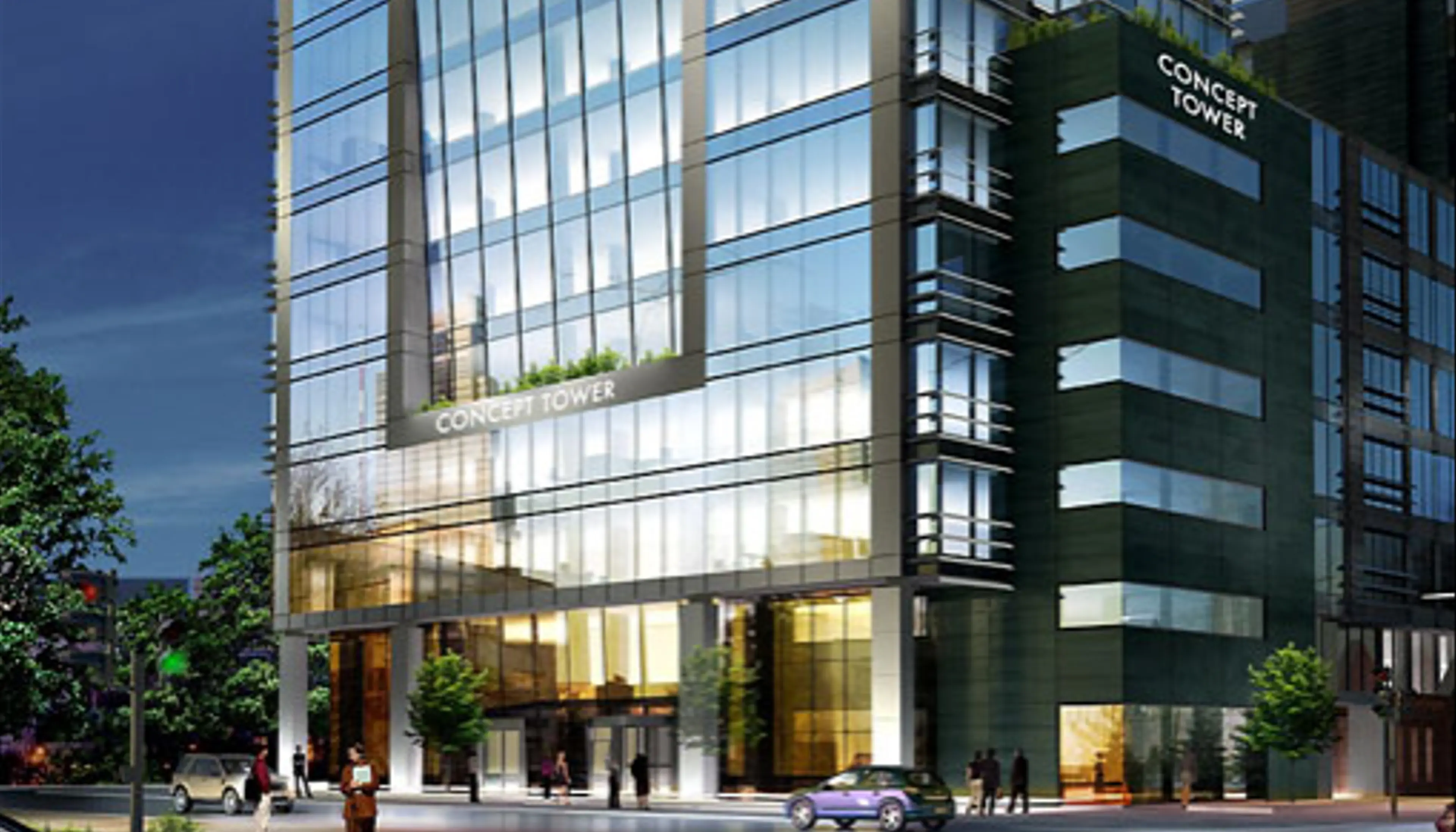 Concept Tower, Grzybowska 87, Warszawa, Wola