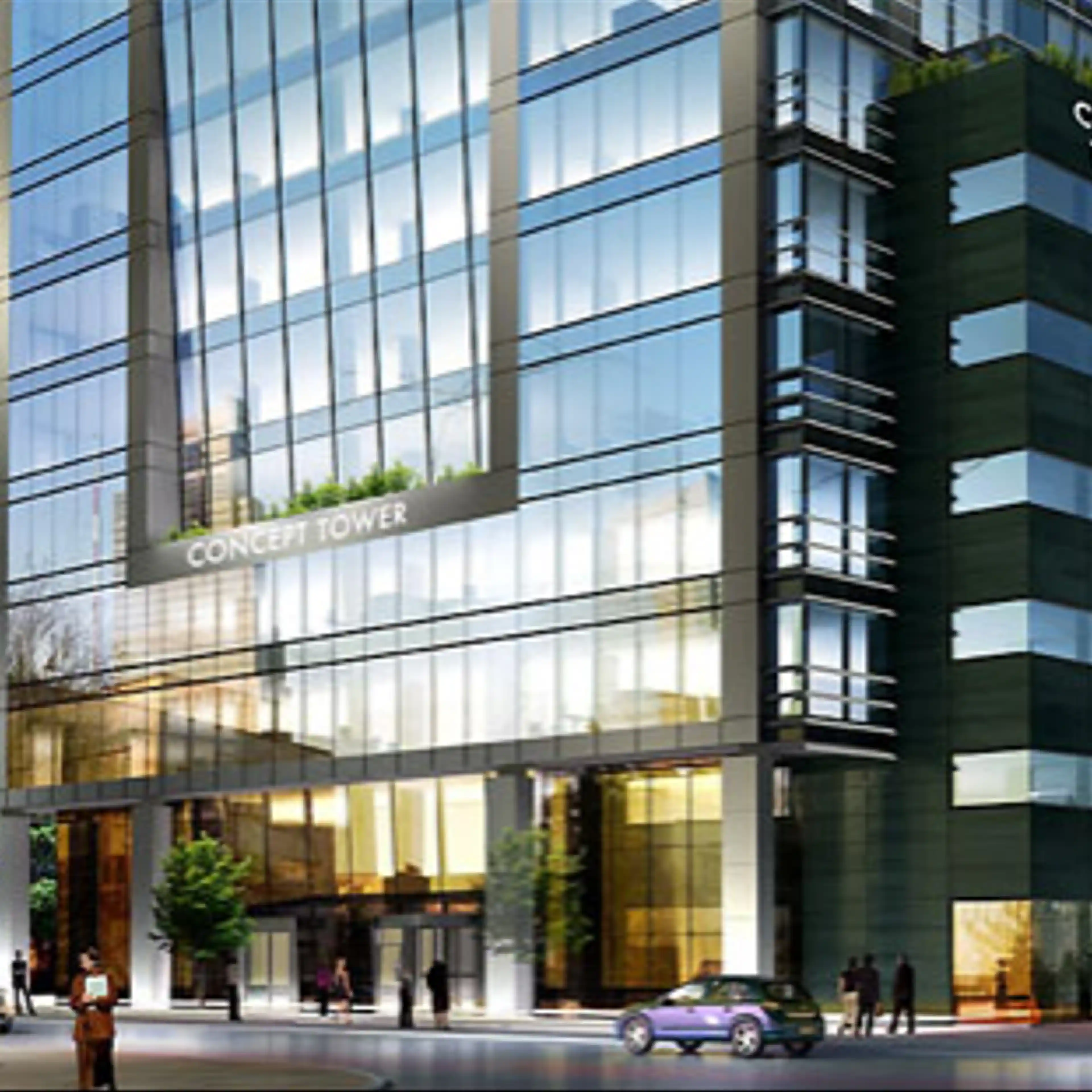 Concept Tower, Grzybowska 87, Warszawa, Wola