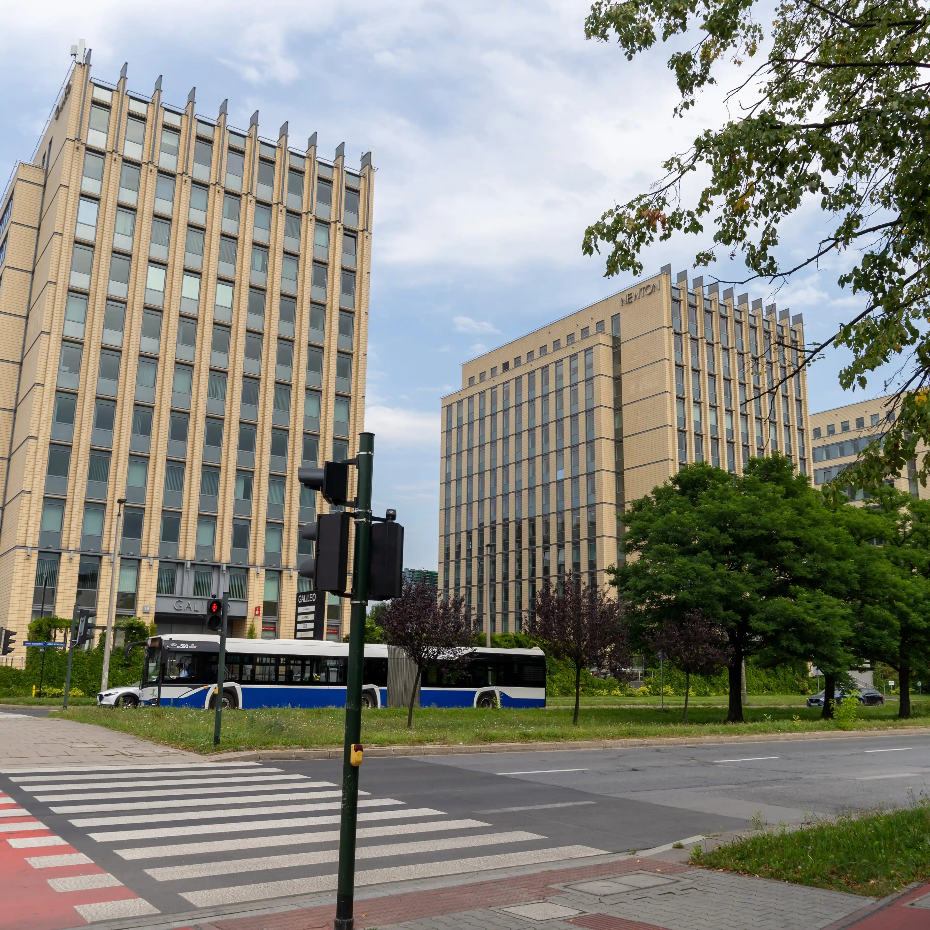 Korona Office Complex - GTC Newton, Armii Krajowej 16, Krakow, Północny Zachód