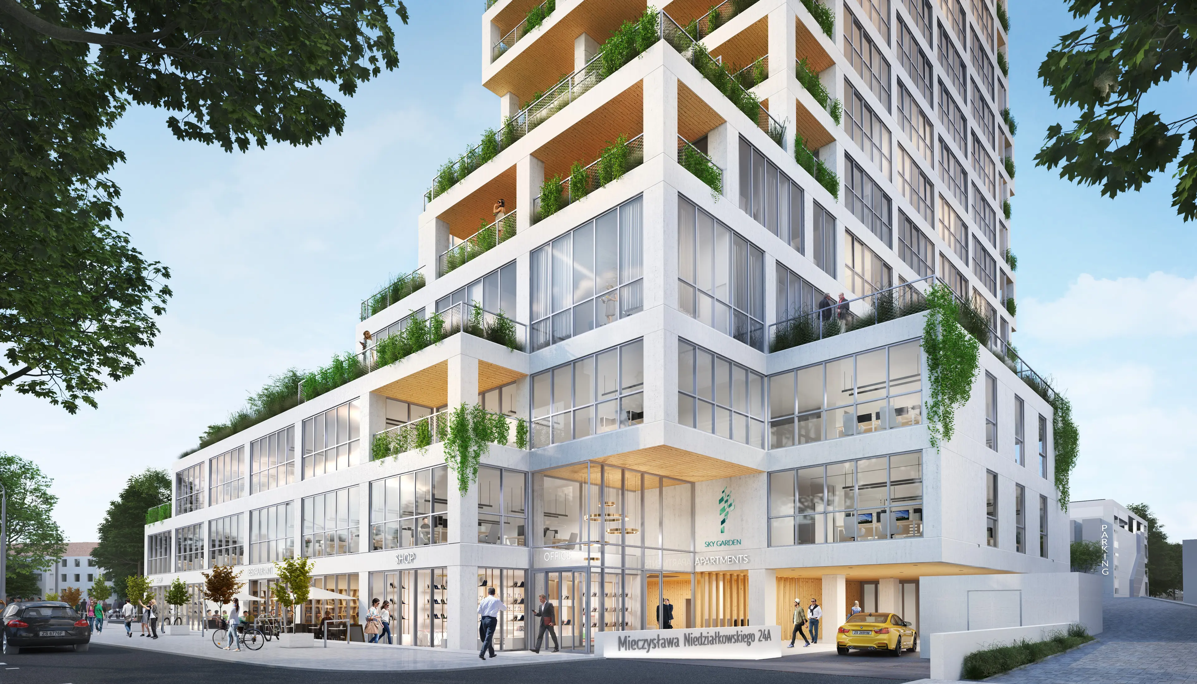 Sky Garden, Niedziałkowskiego 24, Szczecin, Śródmieście