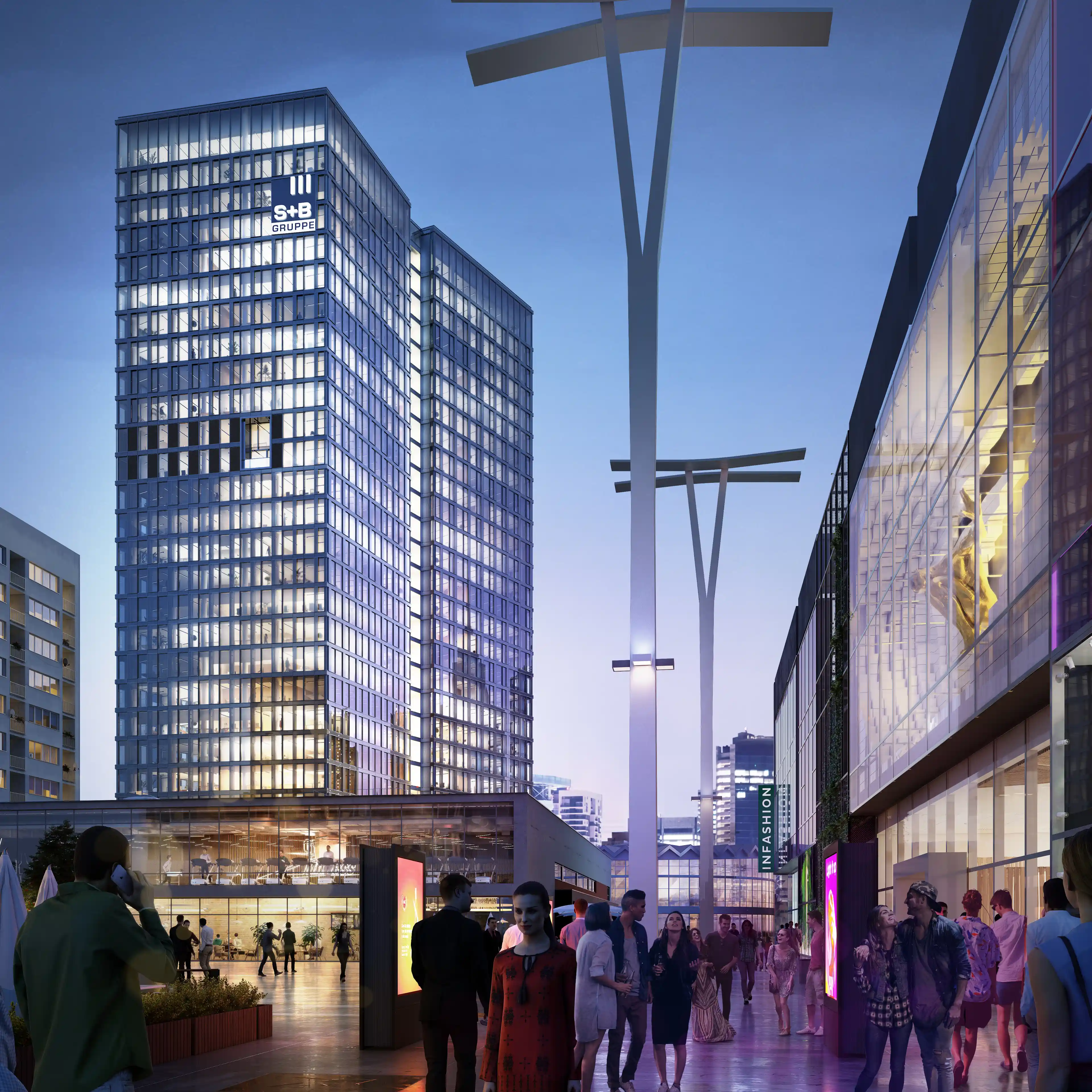 Widok Towers, Al. Jerozolimskie 44, Warsaw, Centrum