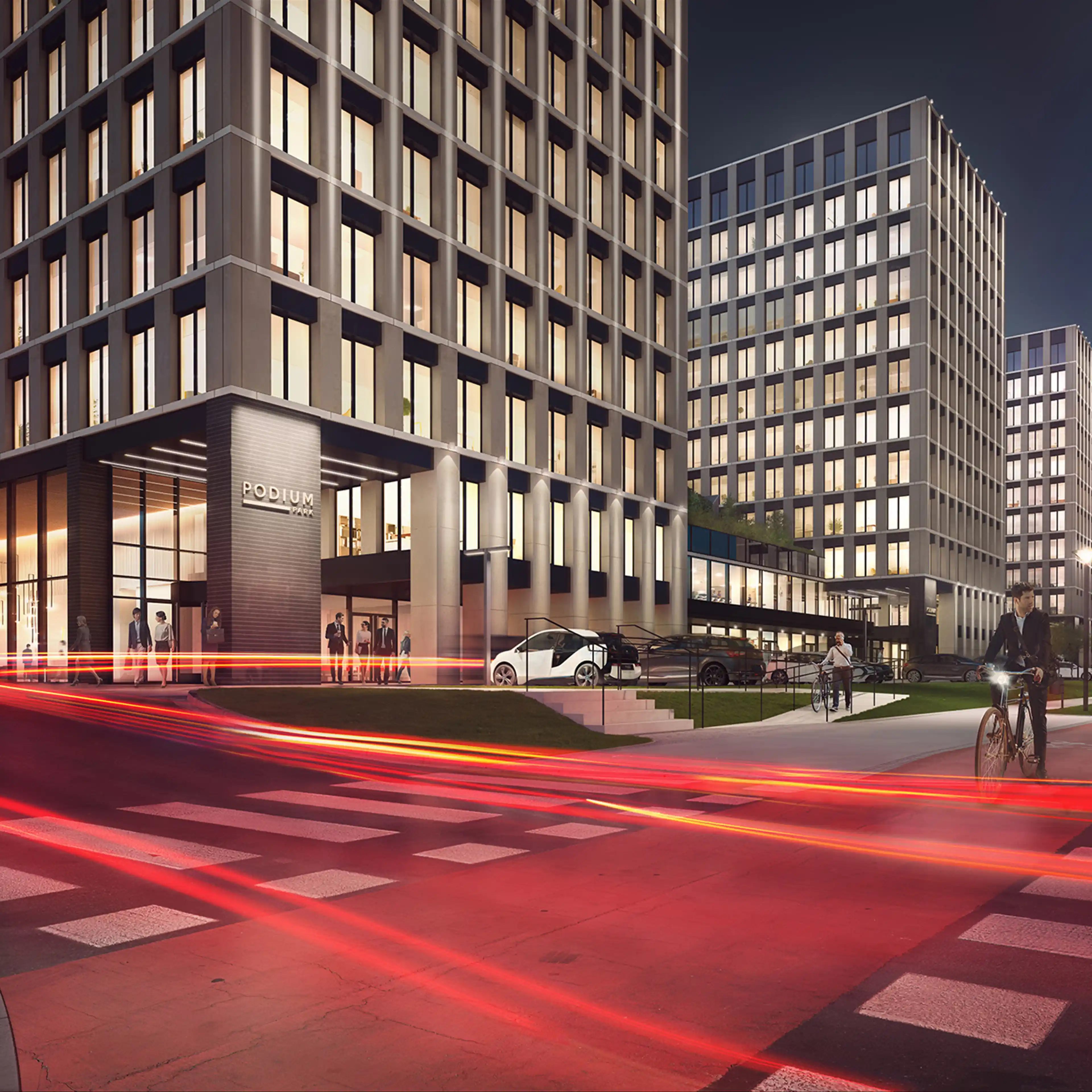 Podium Park B, Jana Pawła II 43, Krakow, Północny Wschód