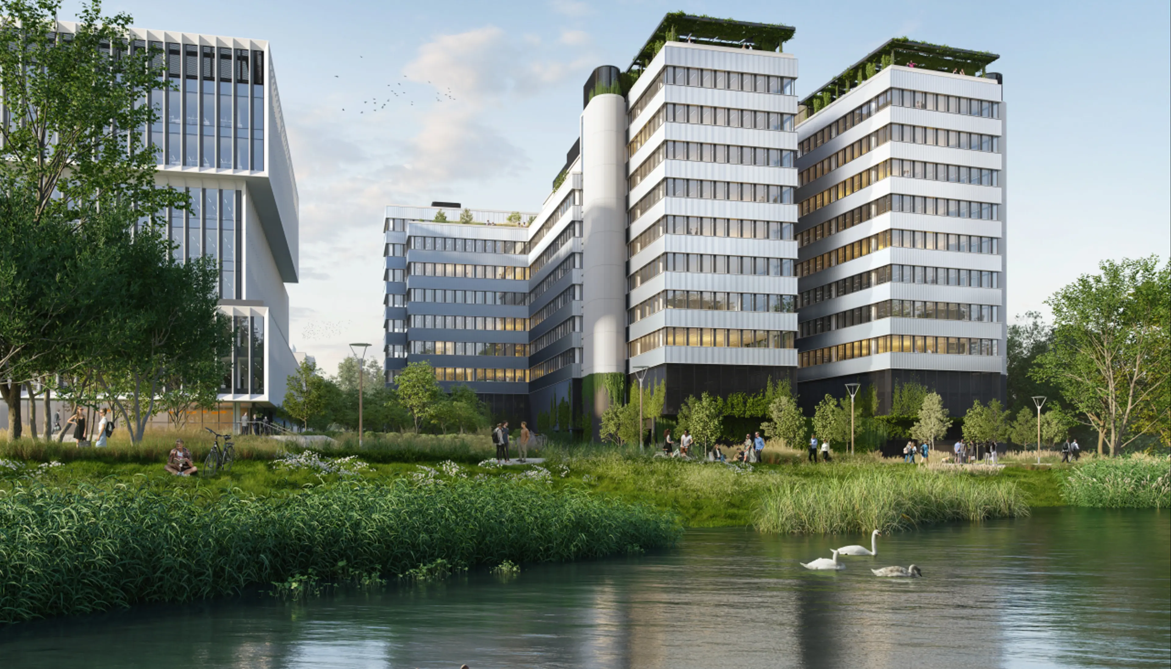 LAKESIDE II, Szturmowa 2a, Warsaw, Mokotów