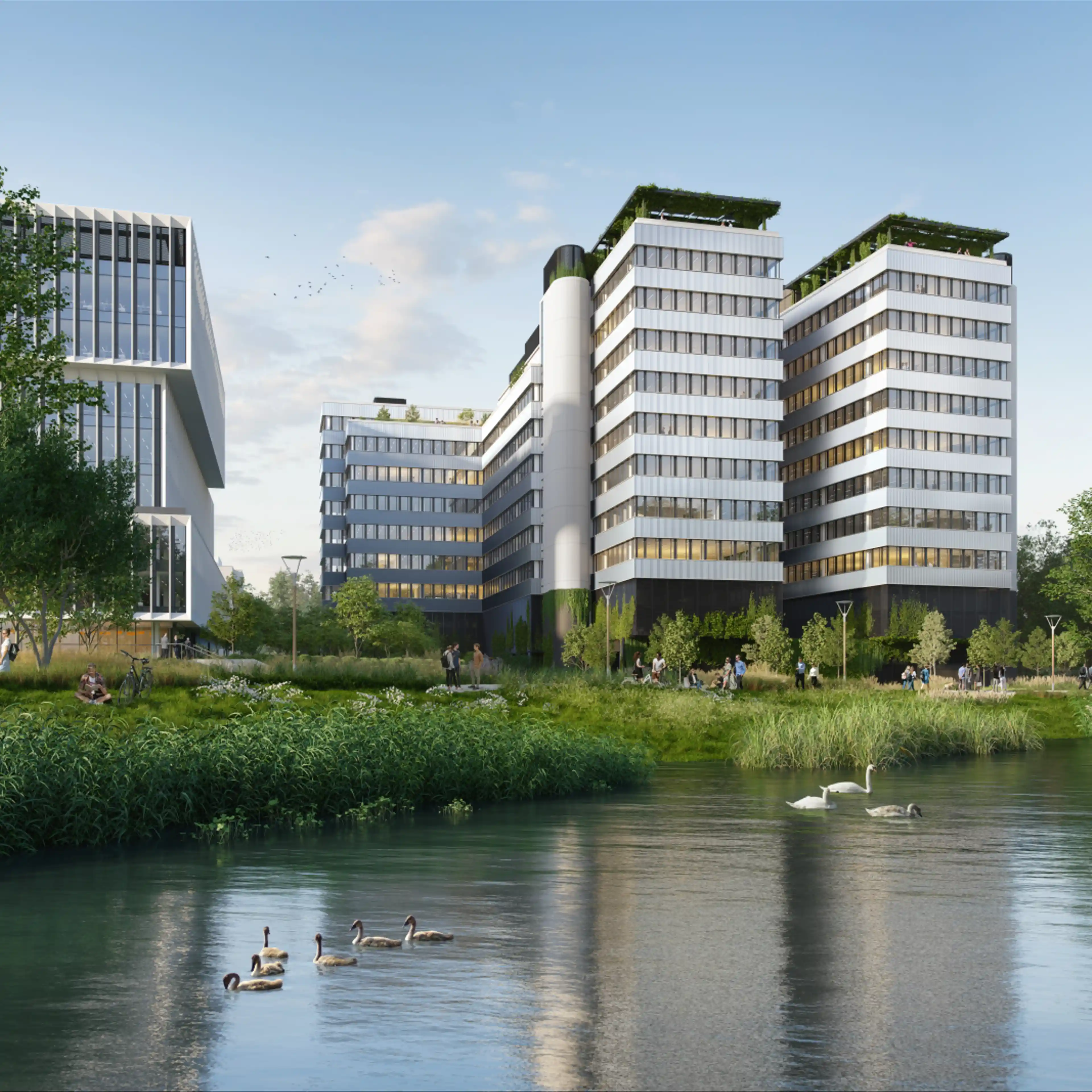 LAKESIDE II, Szturmowa 2a, Warsaw, Mokotów