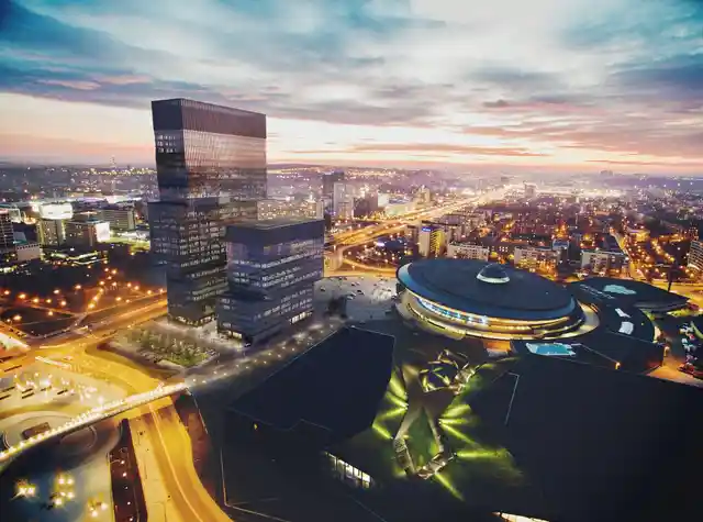 Nowy skwer miejski przy .KTW