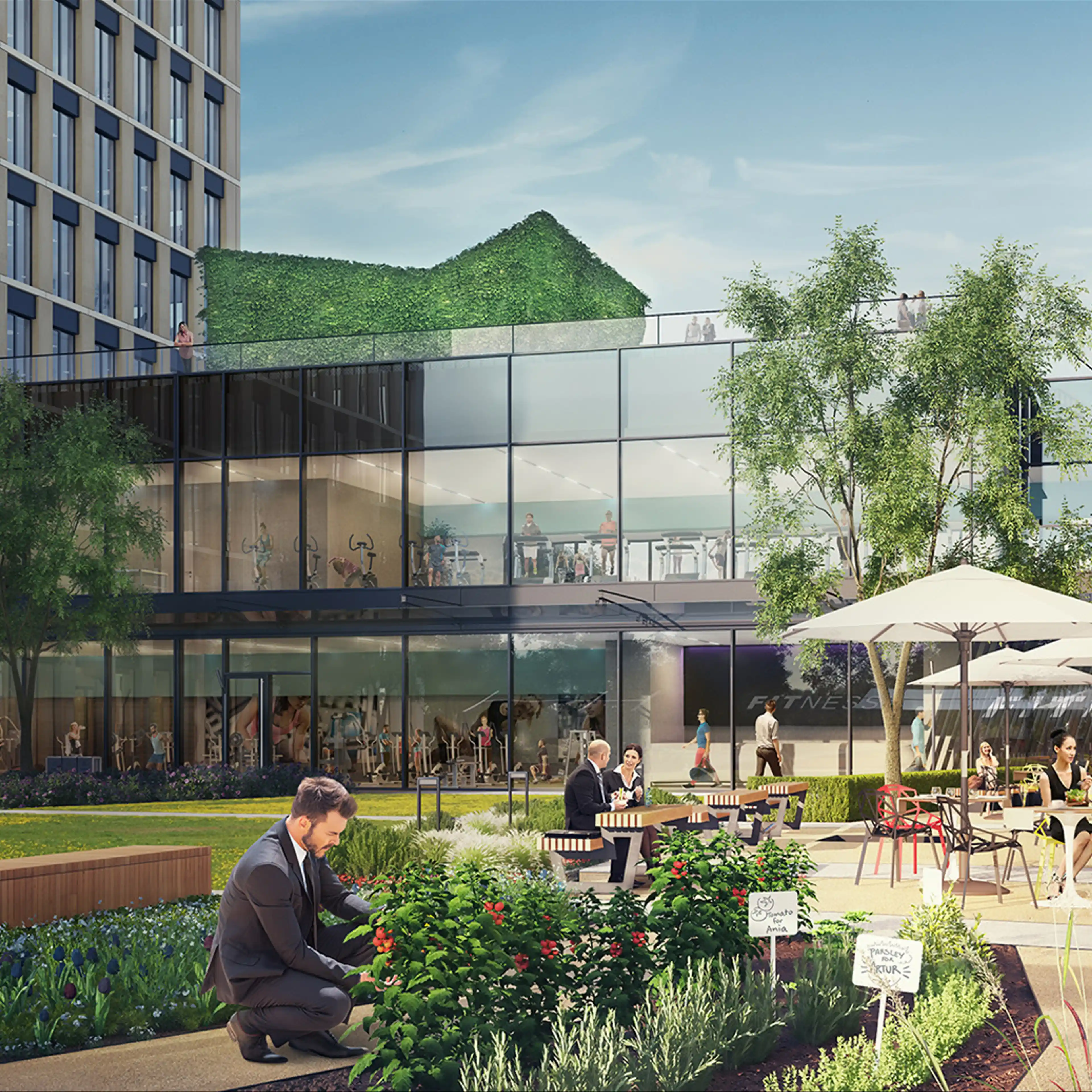 Podium Park B, Jana Pawła II 43, Krakow, Północny Wschód