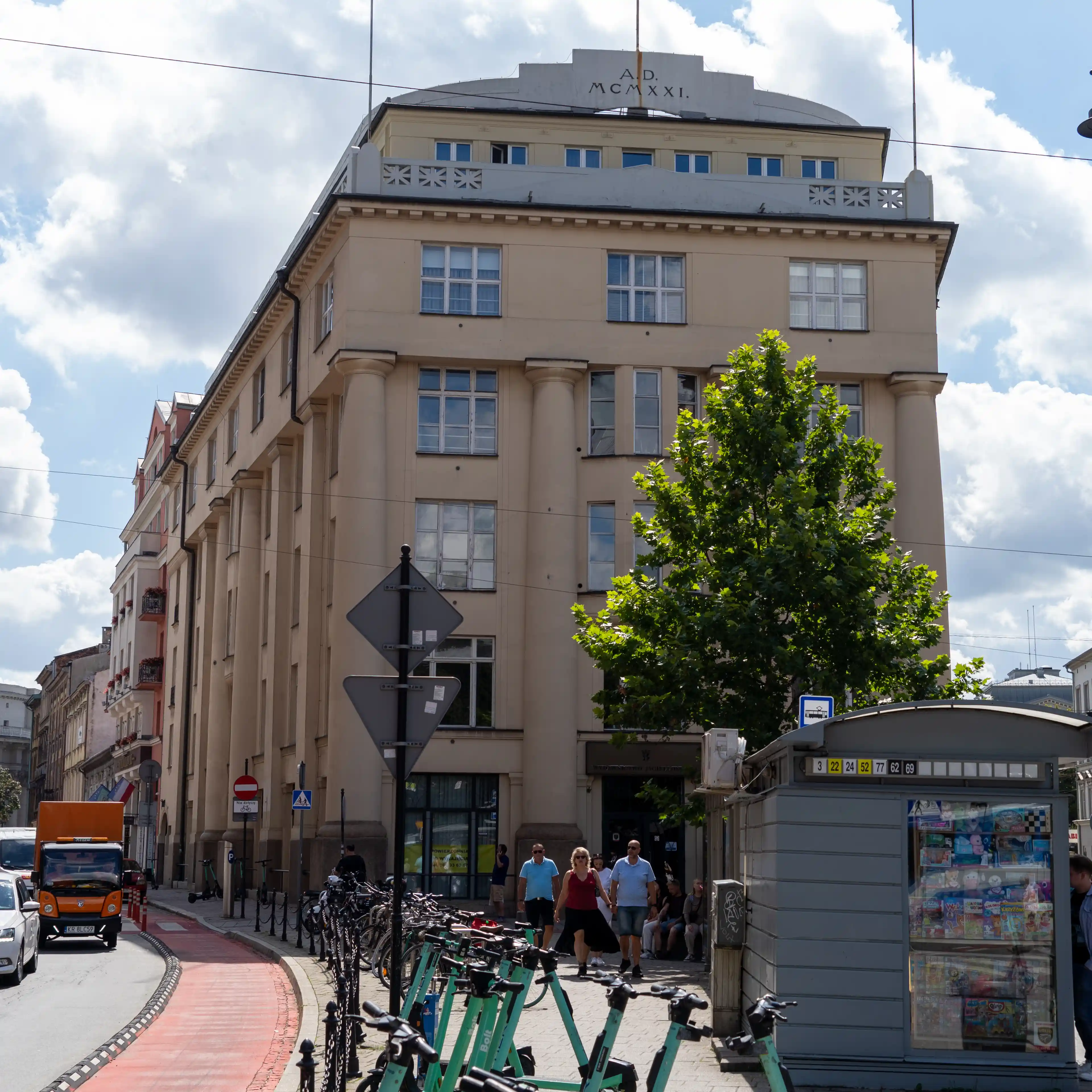 Pałac Prasy / Krążownik Wielopole, Wielopole 1, Kraków, Śródmieście