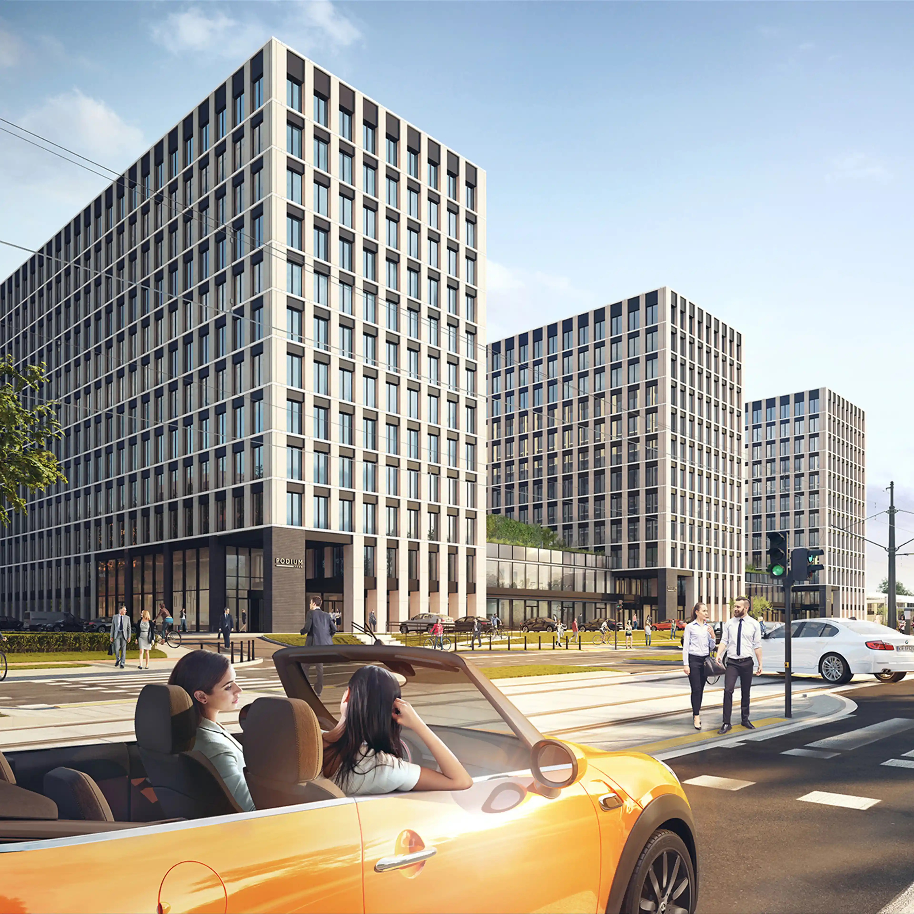 Podium Park B, Jana Pawła II 43, Krakow, Północny Wschód