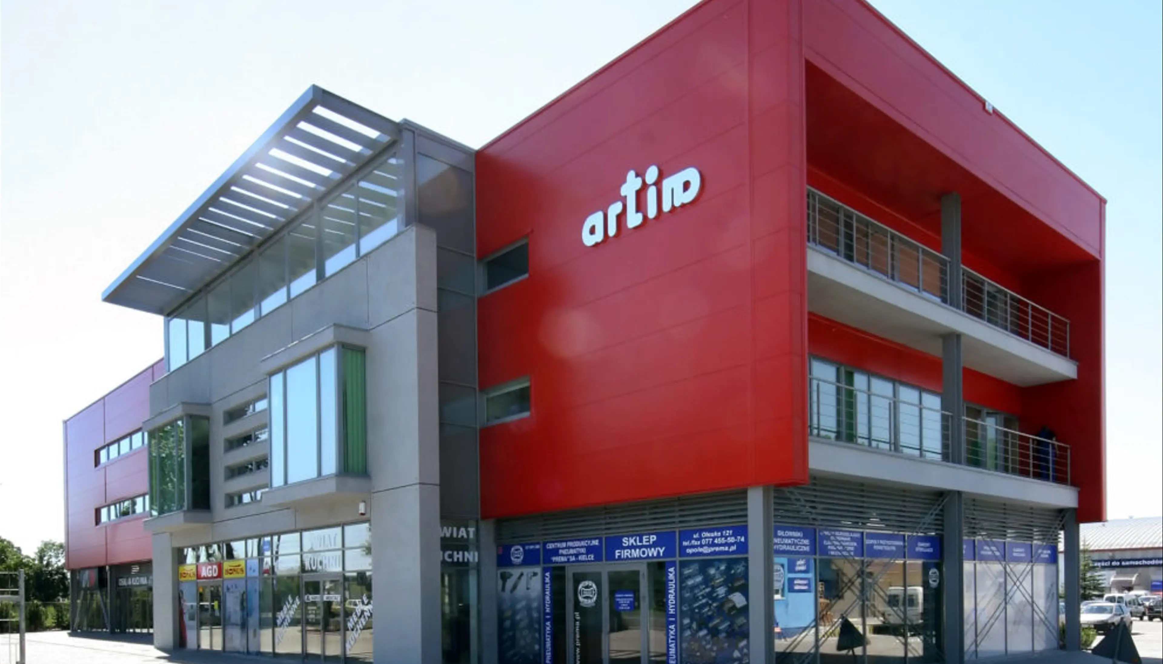 Biurowiec Artim, Oleska 121, Opole, Malinka