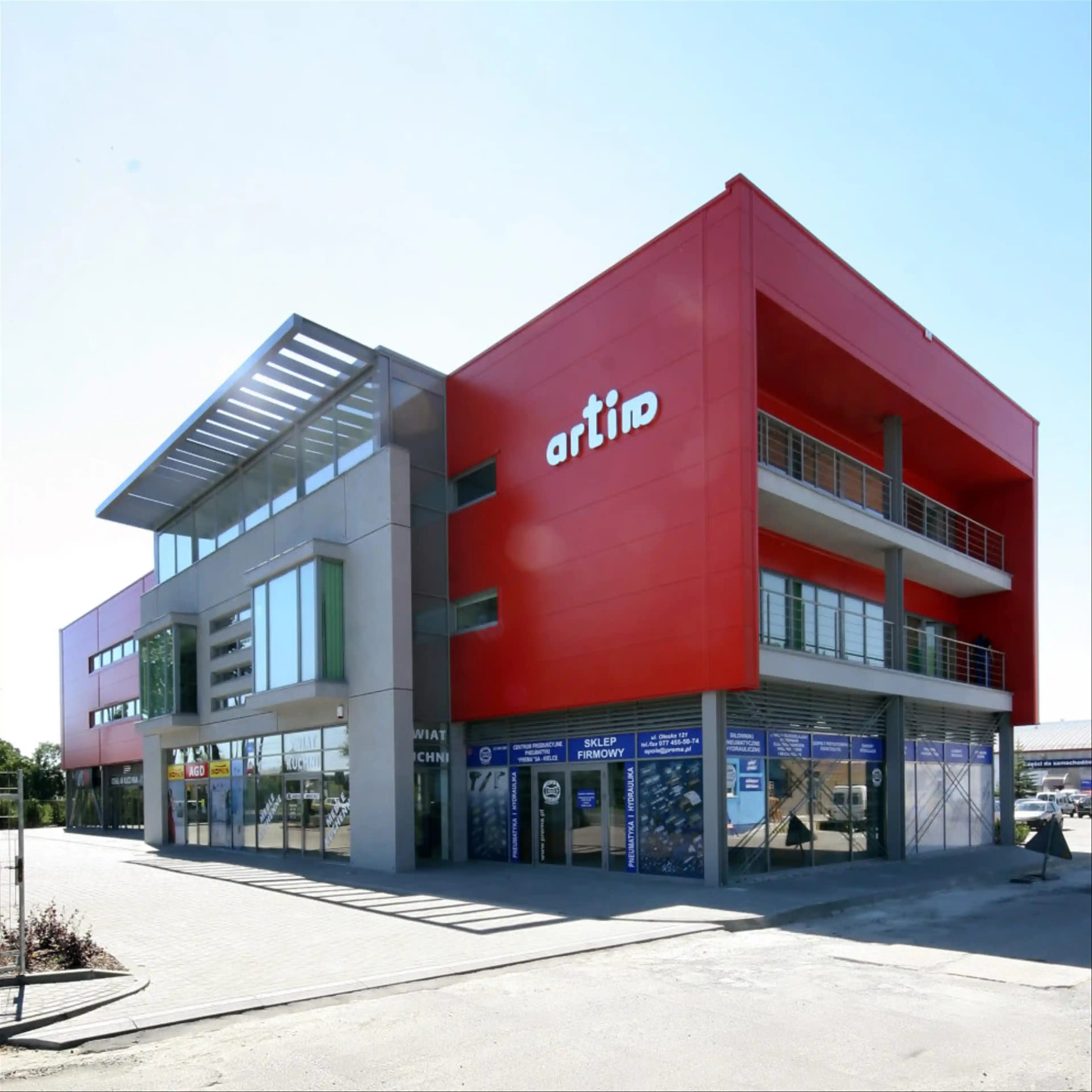 Biurowiec Artim, Oleska 121, Opole, Malinka