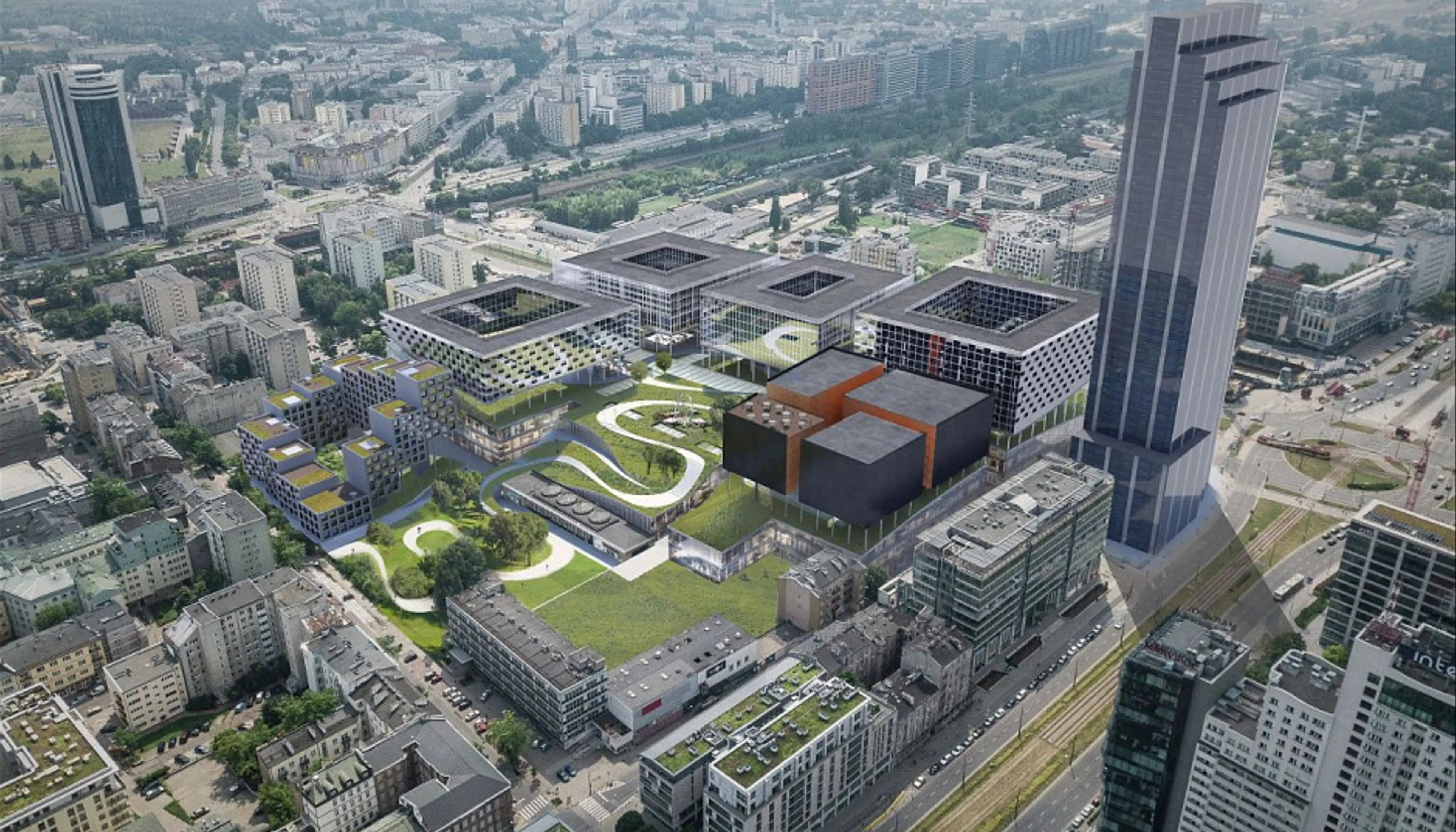 Towarowa 22 - Budynek E1, Towarowa 22, Warszawa, Wola