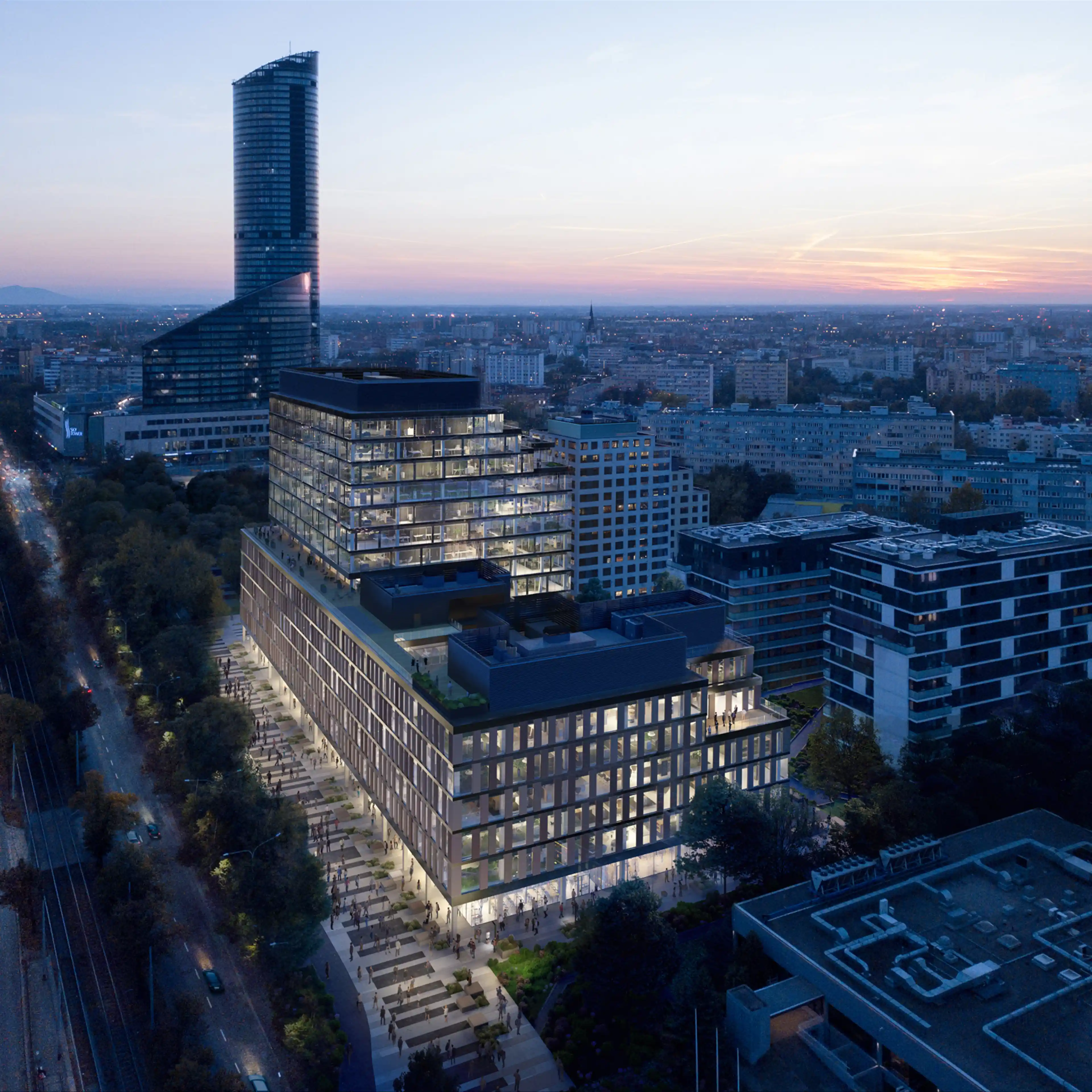 MidPoint 71, Powstańców Śląskich 9, Wrocław, Krzyki