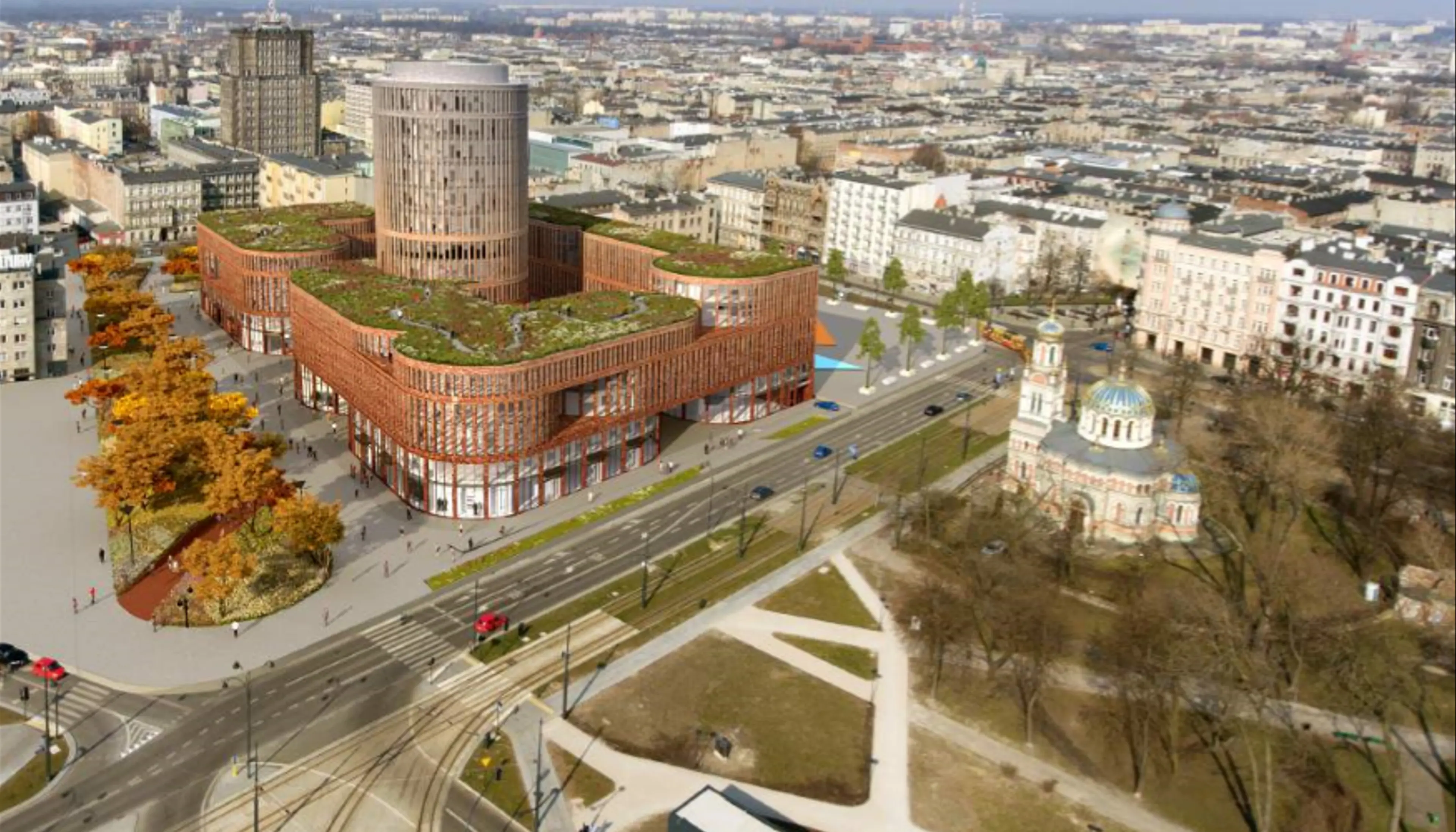 Biurowiec Fabryczna, Kilińskiego 59/63, Łódź, Śródmieście
