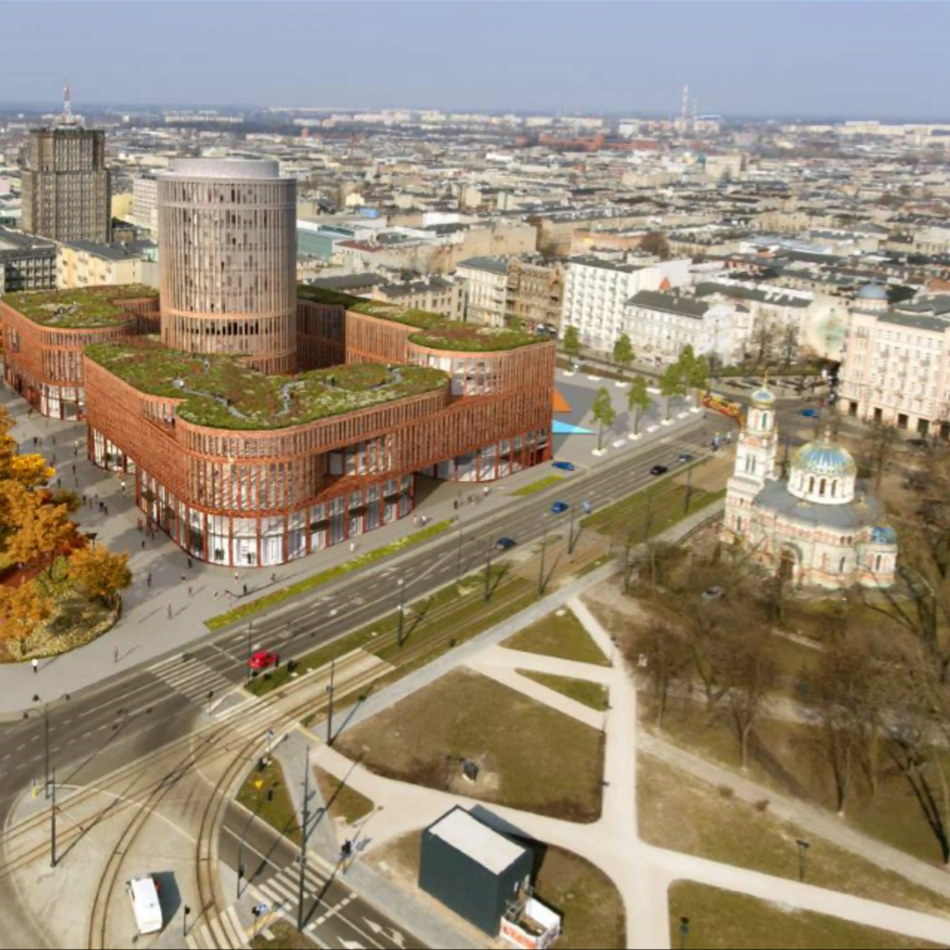 Biurowiec Fabryczna, Kilińskiego 59/63, Łódź, Śródmieście