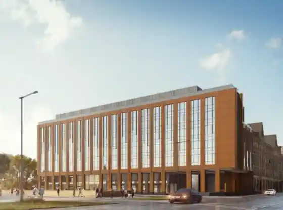 Olawska Gate office building construction nearing completion