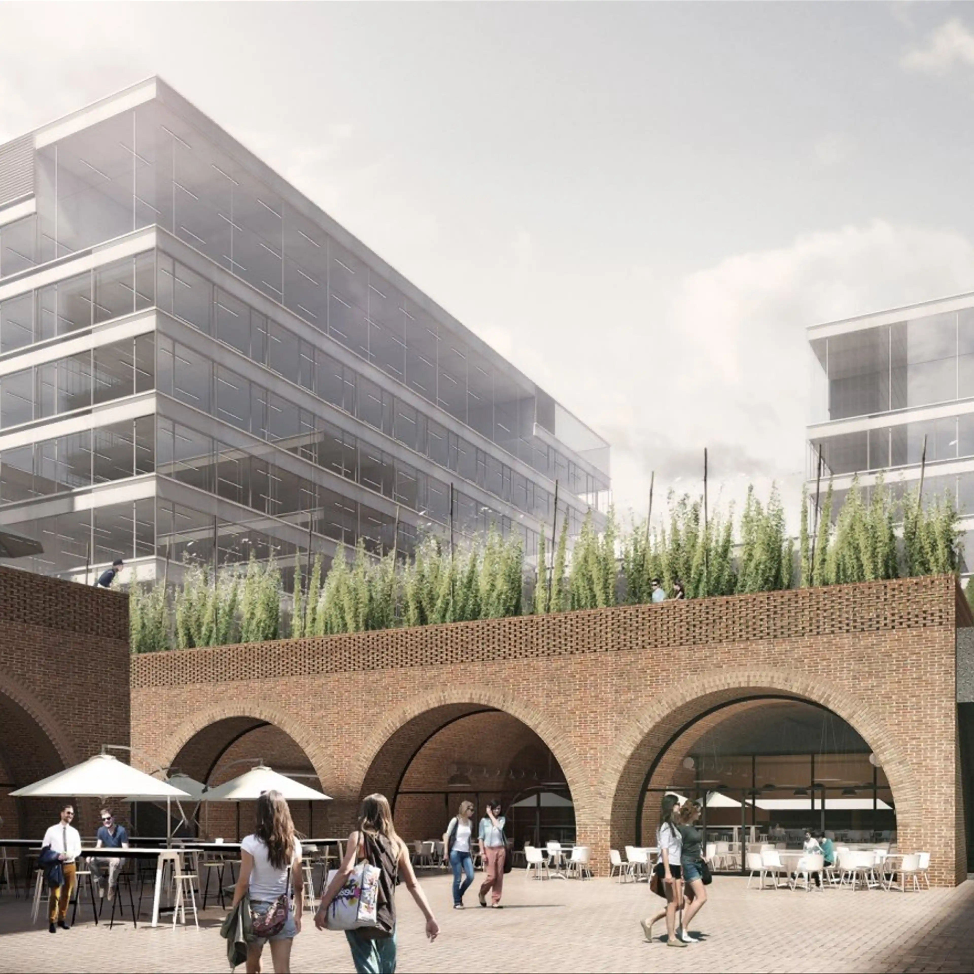 Browary Warszawskie - Biura przy Bramie, Grzybowska 62, Warszawa, Wola