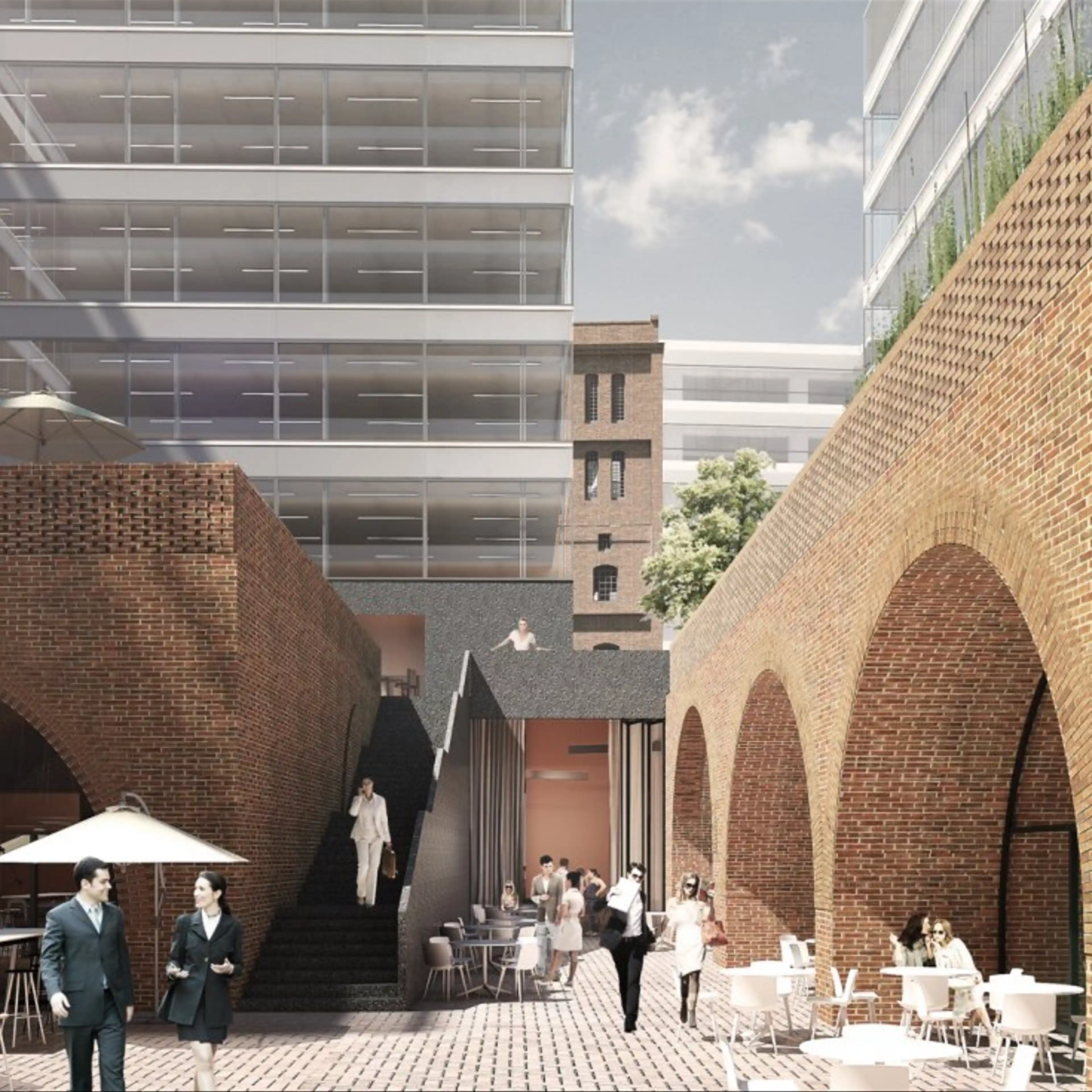 Browary Warszawskie - Biura przy Bramie, Grzybowska 62, Warszawa, Wola