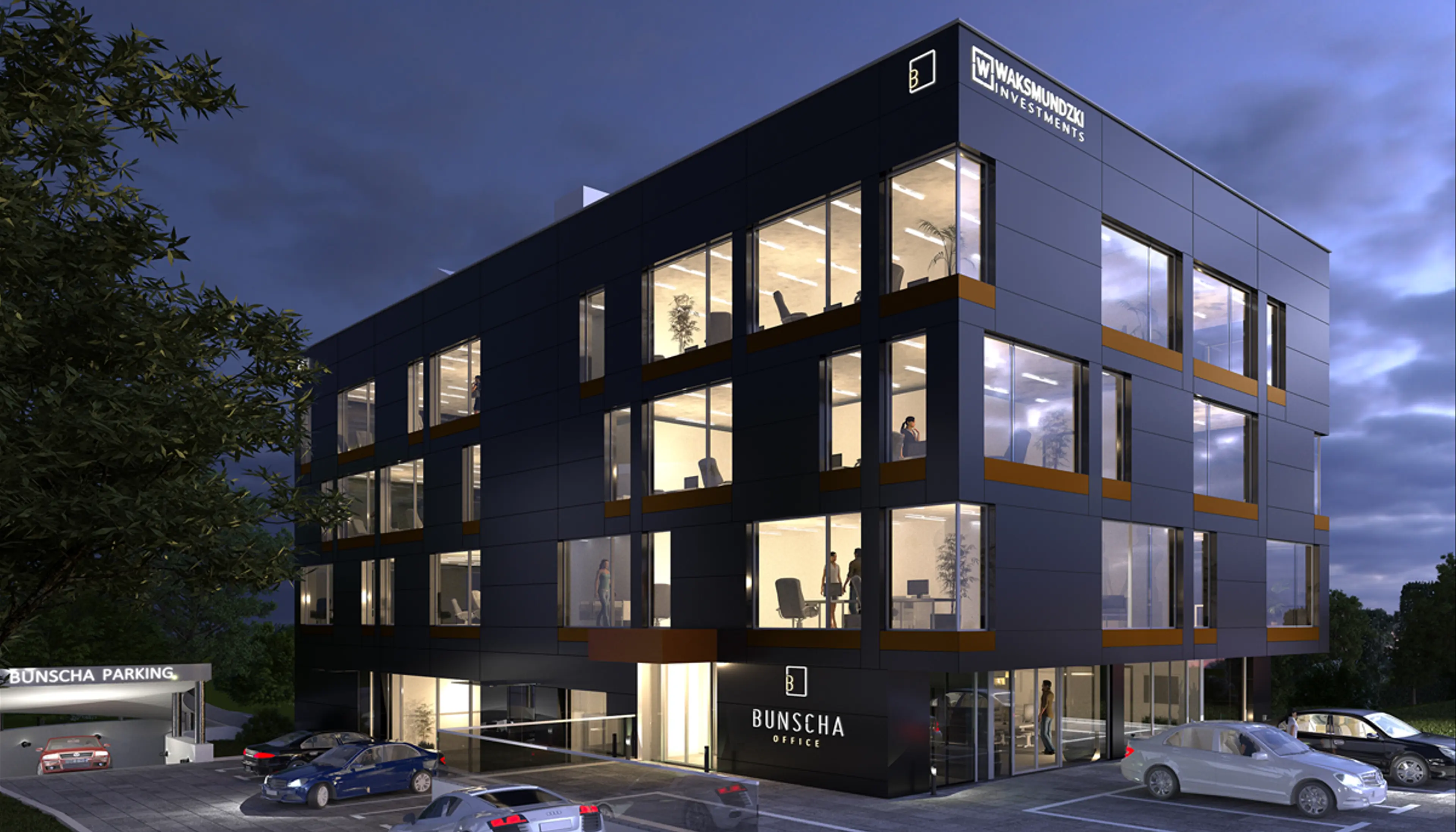 BUNSCHA OFFICE, Karola Bunscha 18, Krakow, Południe