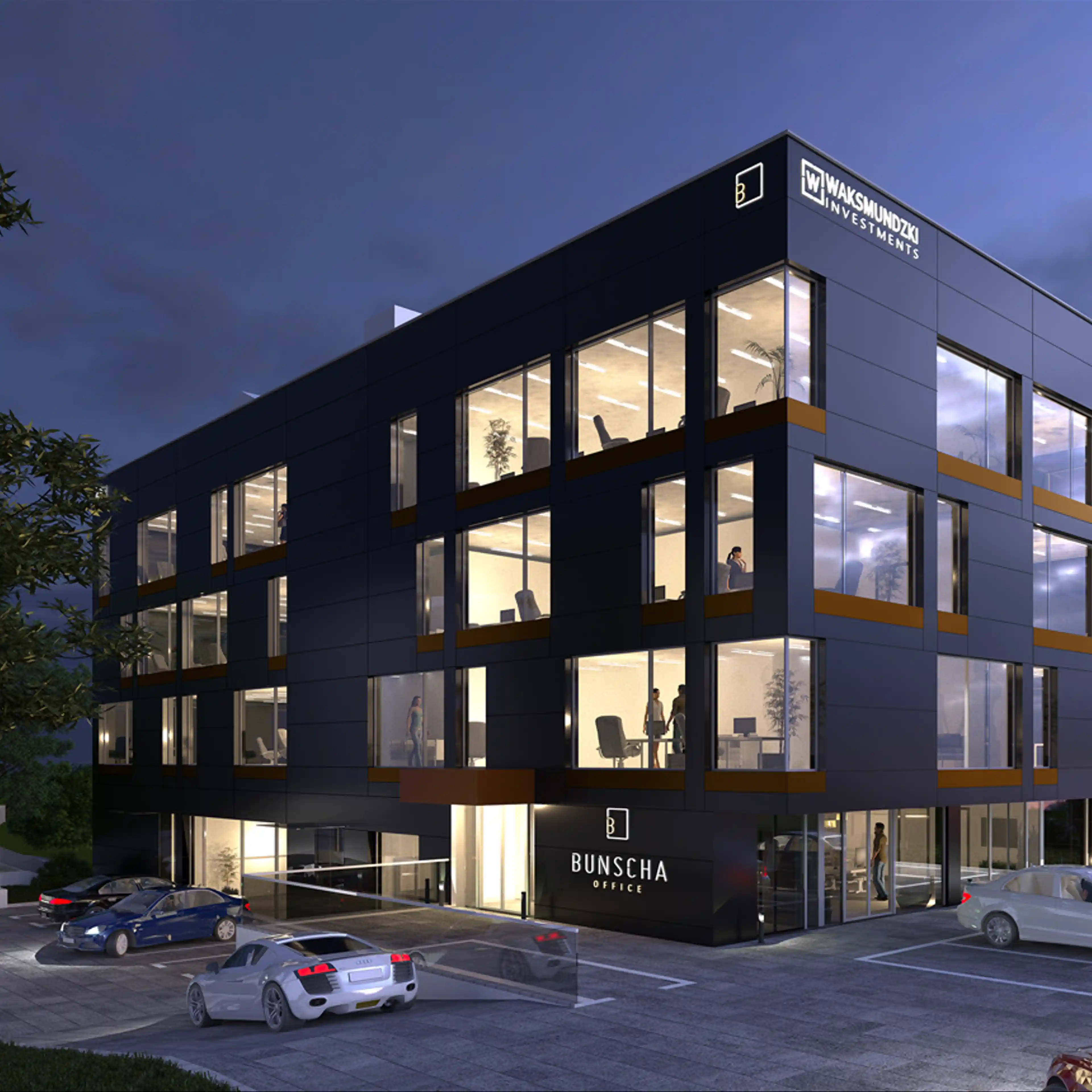 BUNSCHA OFFICE, Karola Bunscha 18, Krakow, Południe