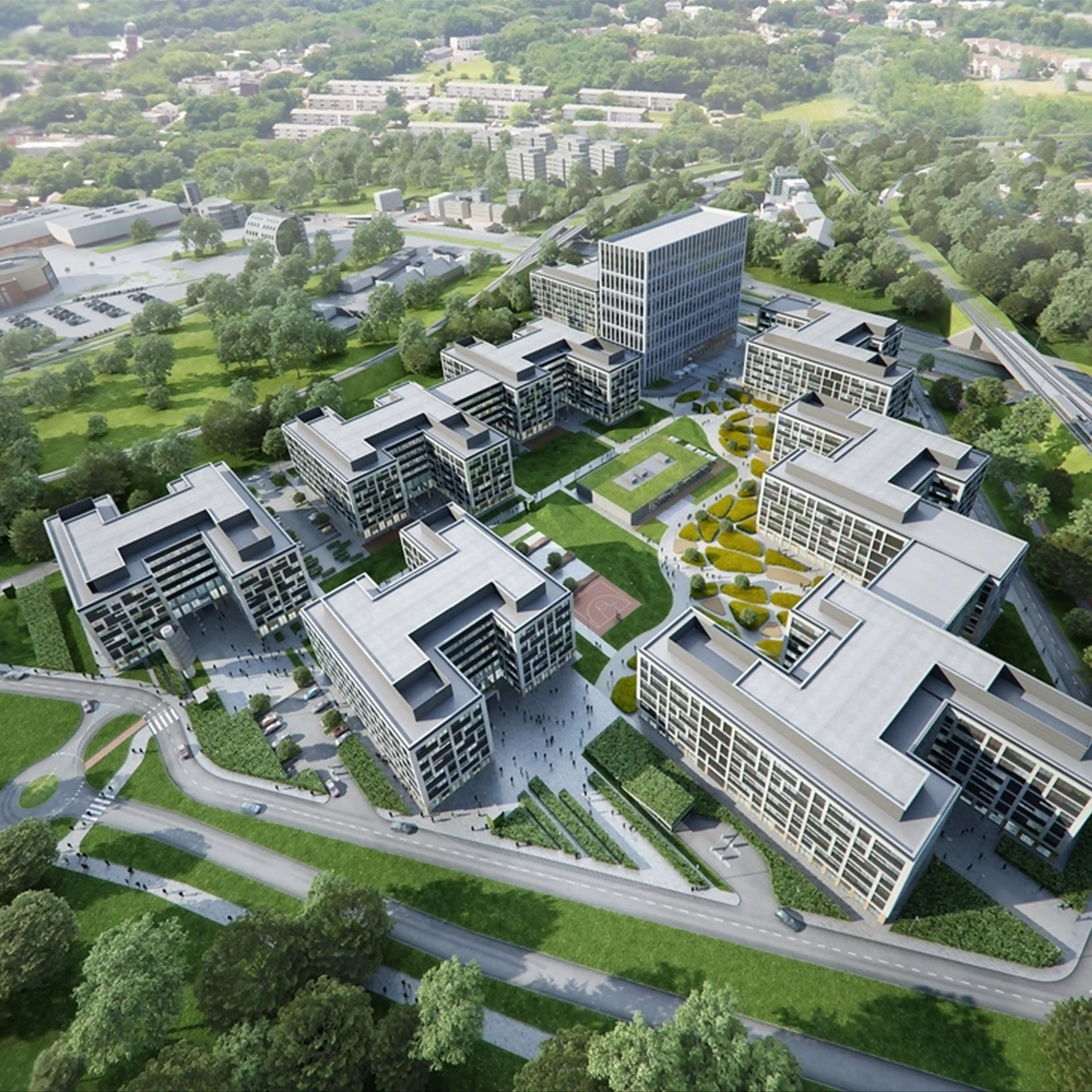 Business Garden Wrocław II - Budynek 4, Legnicka 45-50, Wrocław, Fabryczna