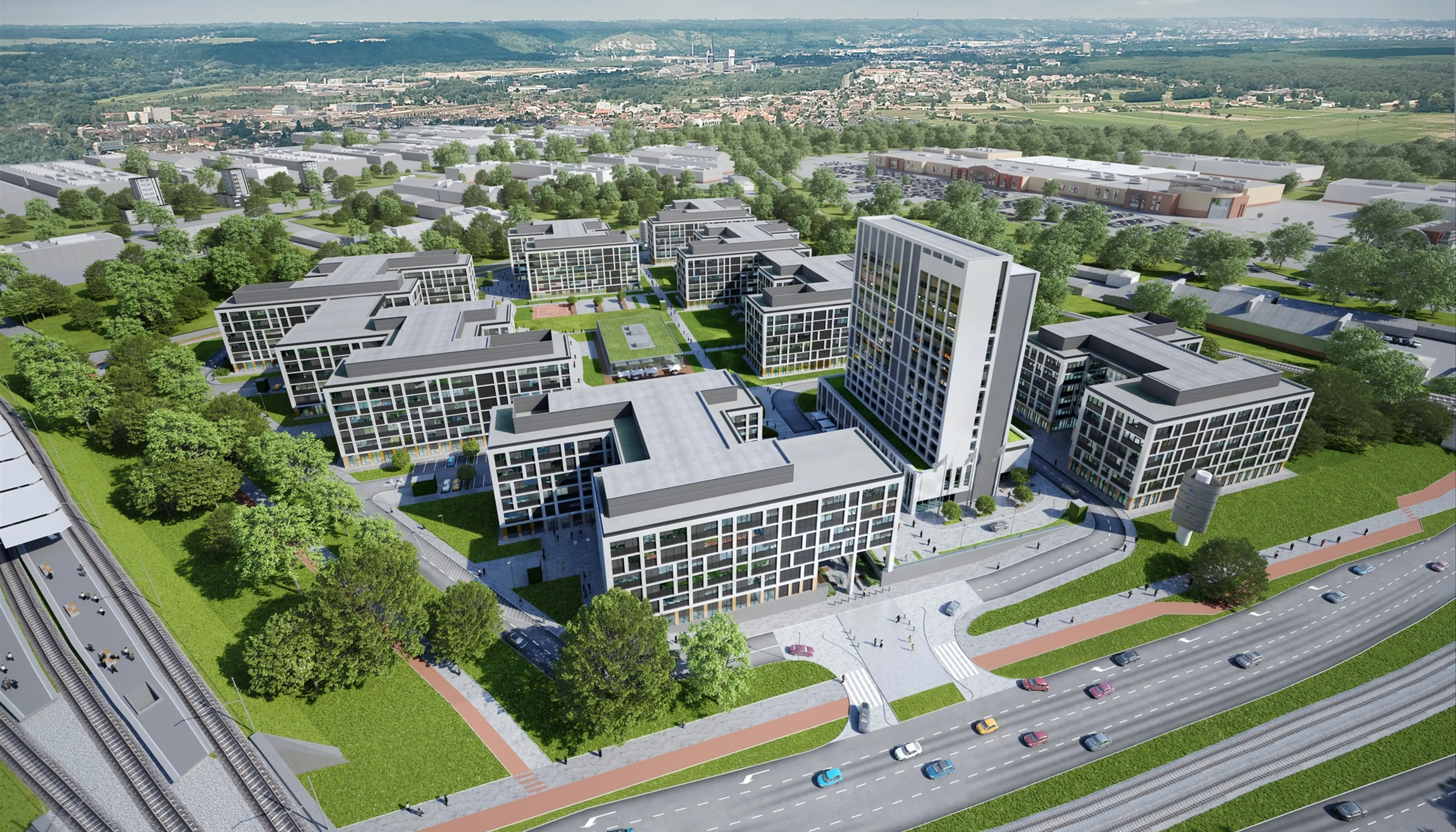Business Garden Wrocław II - Budynek 6-7, Legnicka 45-50, Wrocław, Fabryczna