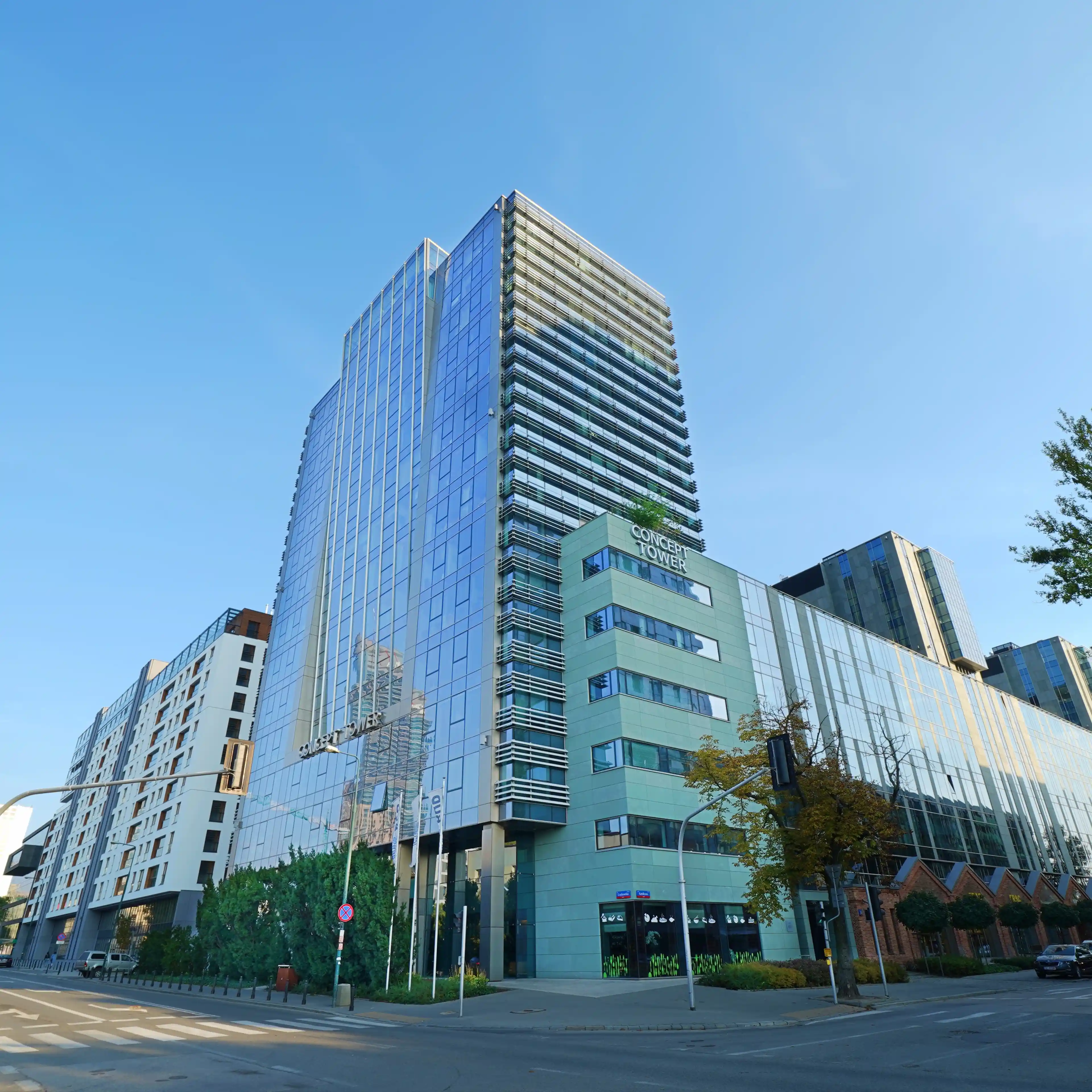 Concept Tower, Grzybowska 87, Warszawa, Wola