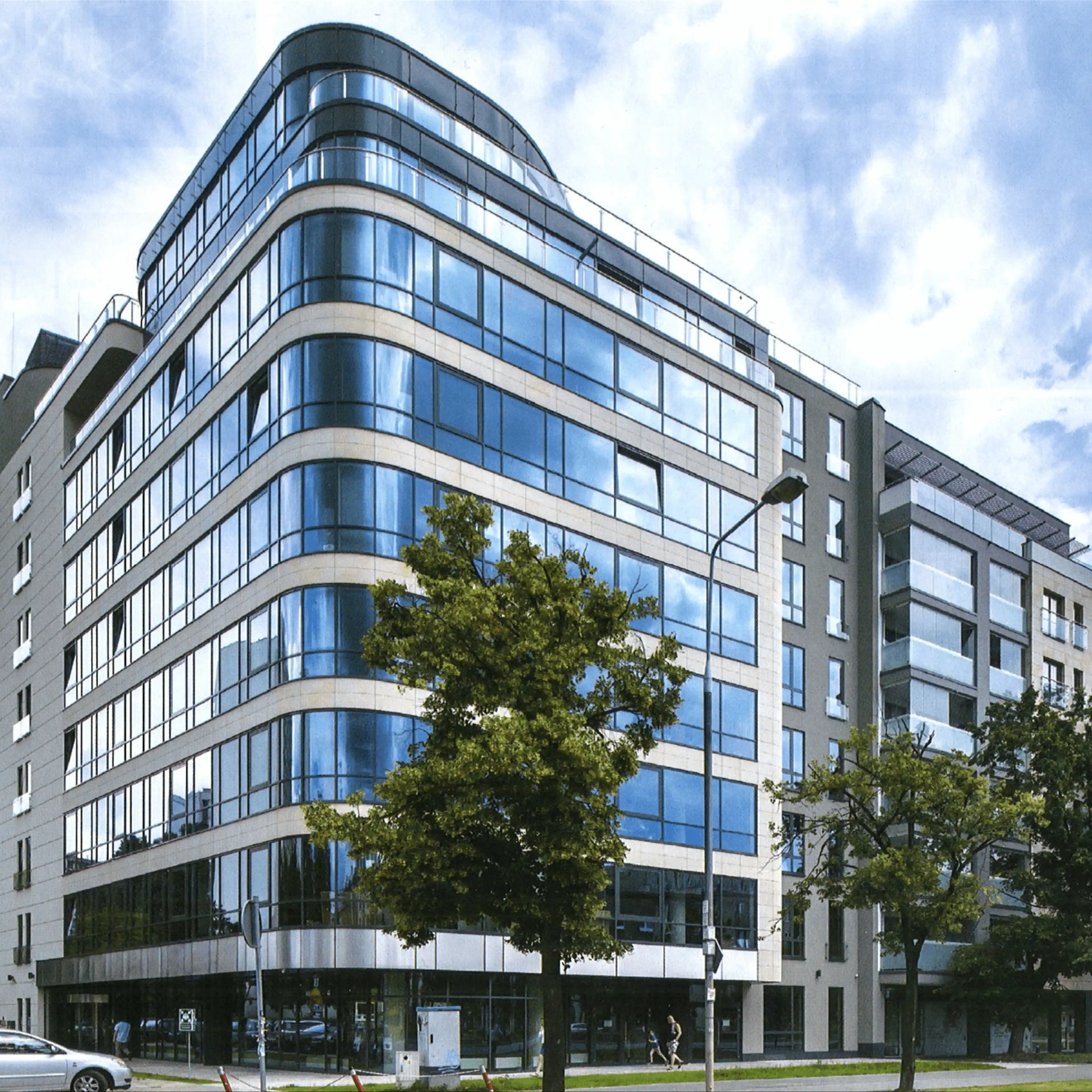 Corner House, Puławska 111B, Warsaw, Mokotów