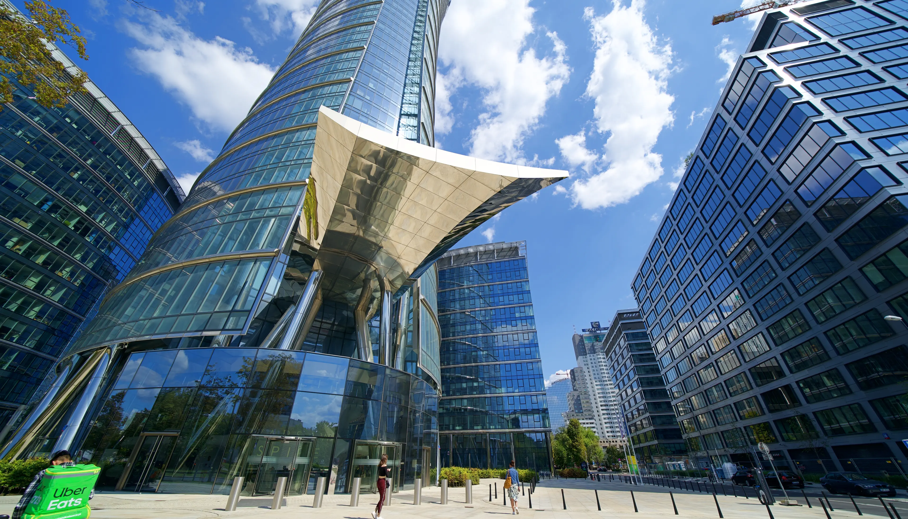 myhive Warsaw Spire Budynek A - Wieża - Biura serwisowane, Europejski 1, Warszawa, Wola