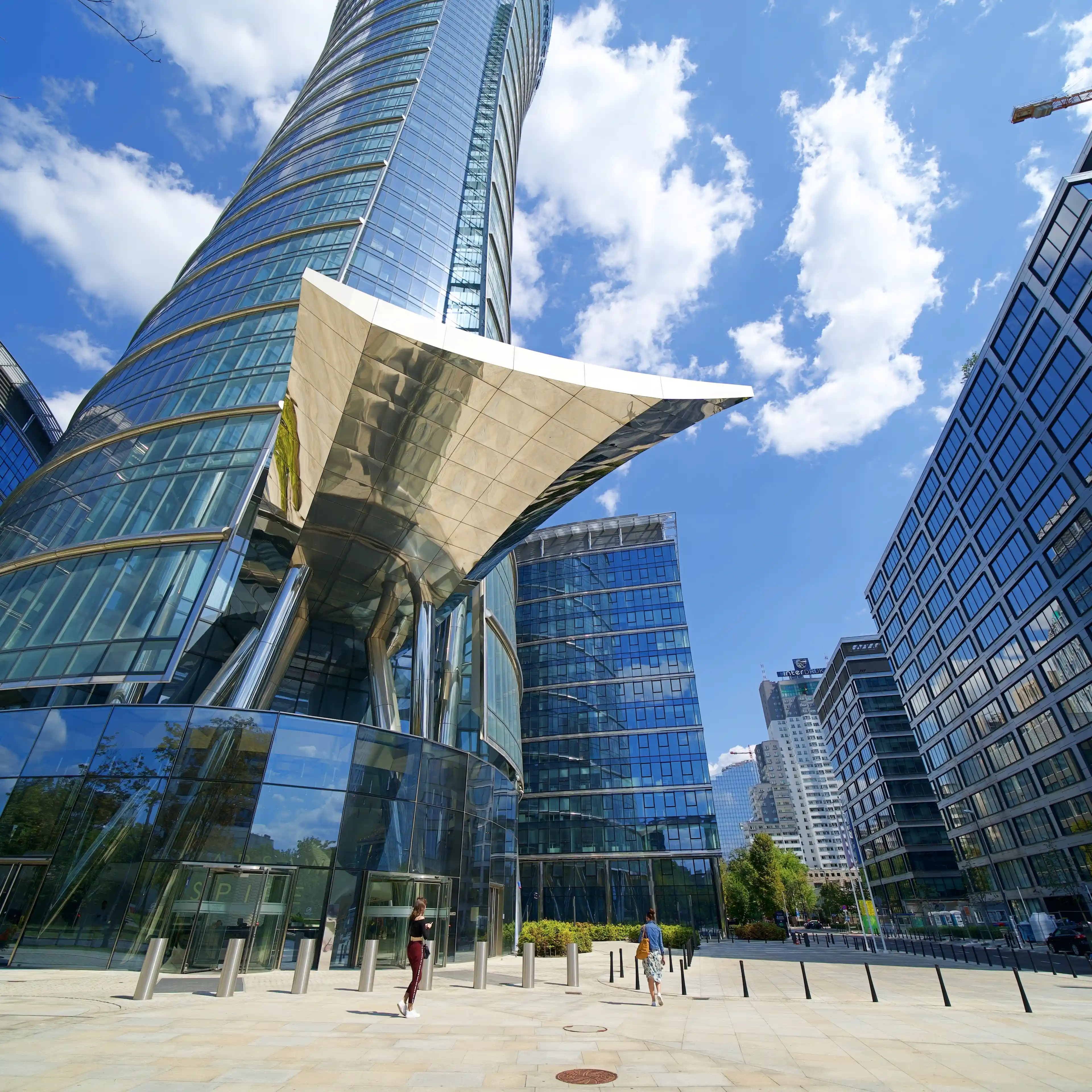 myhive Warsaw Spire Budynek A - Wieża - Biura serwisowane, Europejski 1, Warsaw, Wola