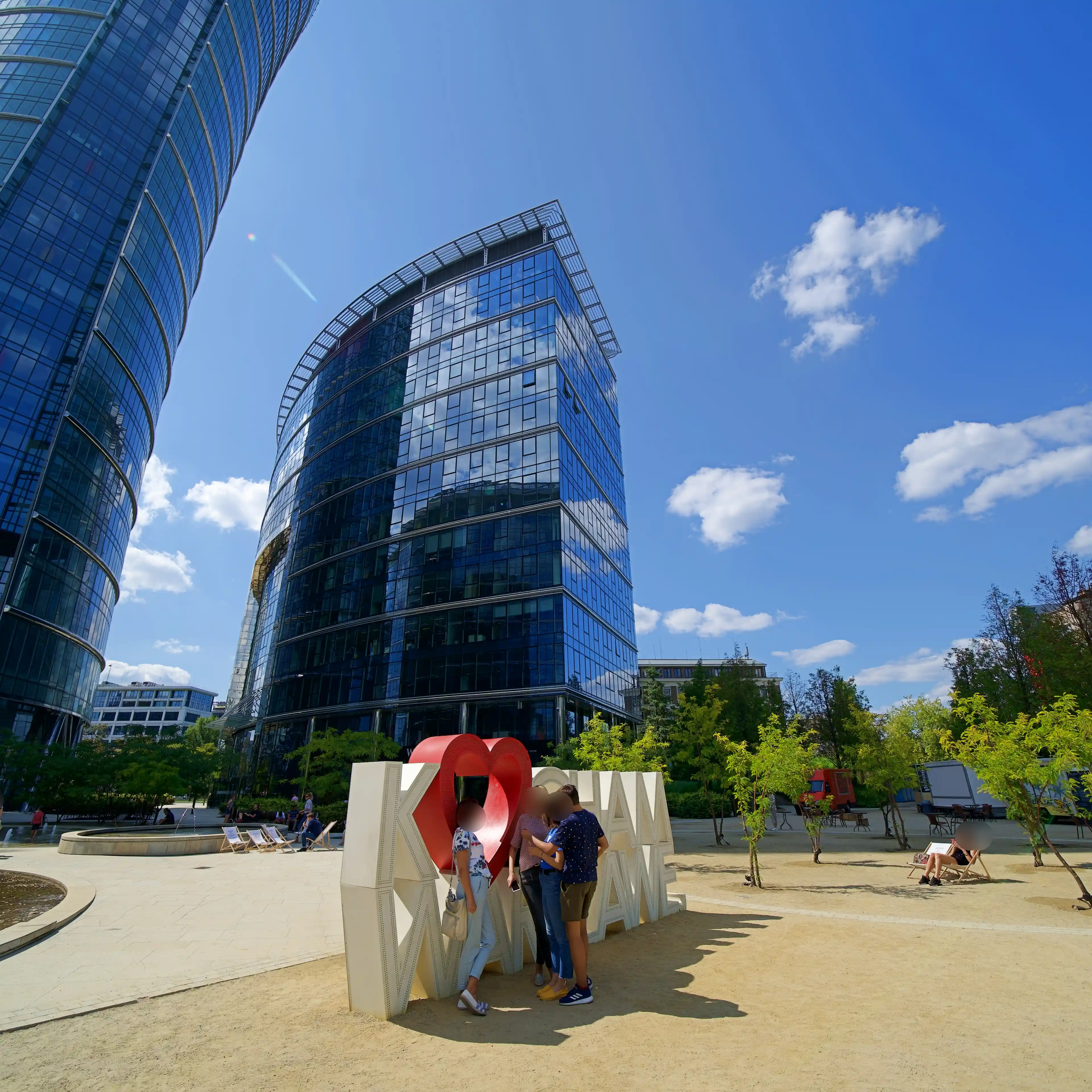 myhive Warsaw Spire Budynek A - Wieża - Biura serwisowane, Europejski 1, Warsaw, Wola