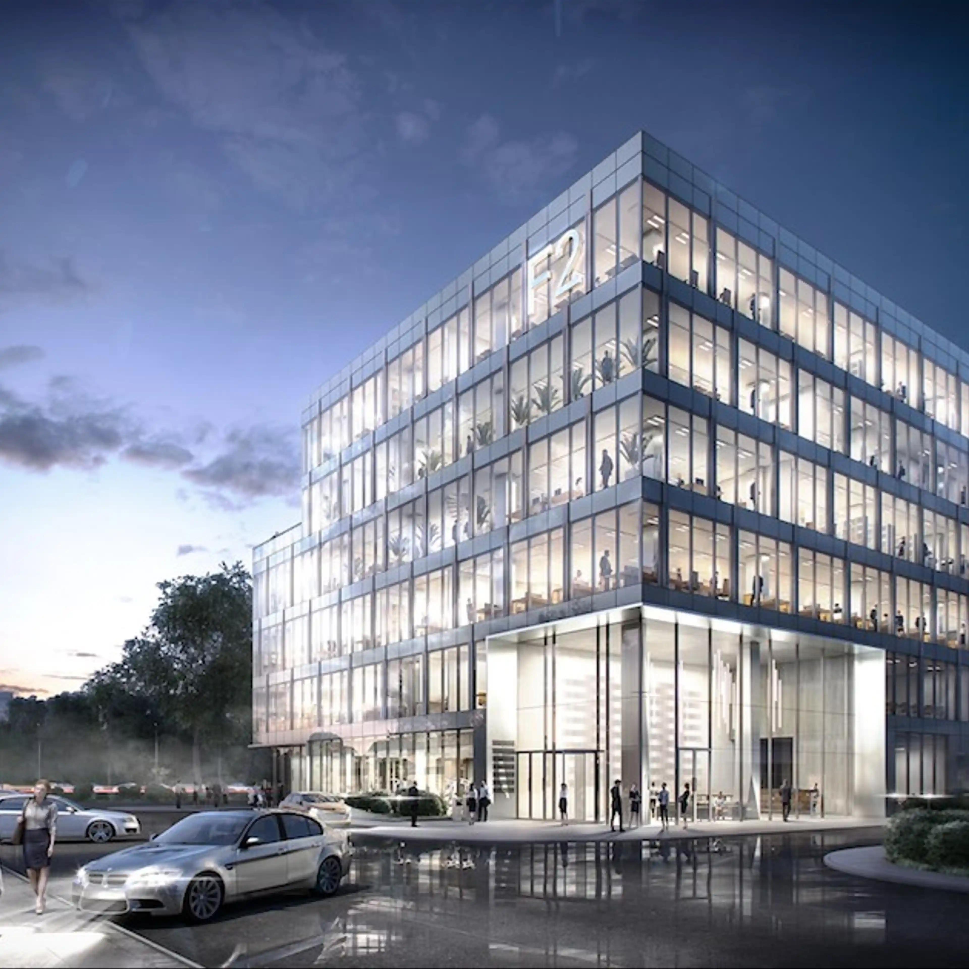 F2 Boutique Office (Sobieski Office Park), Mangalia 2a, Warszawa, Mokotów