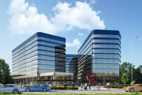 Fabryczna Office Park B1 - Biura serwisowane, Aleja Pokoju 18, Krakow, Śródmieście