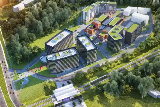 Fabryczna Office Park - B4, Aleja Pokoju 18, Krakow, Śródmieście