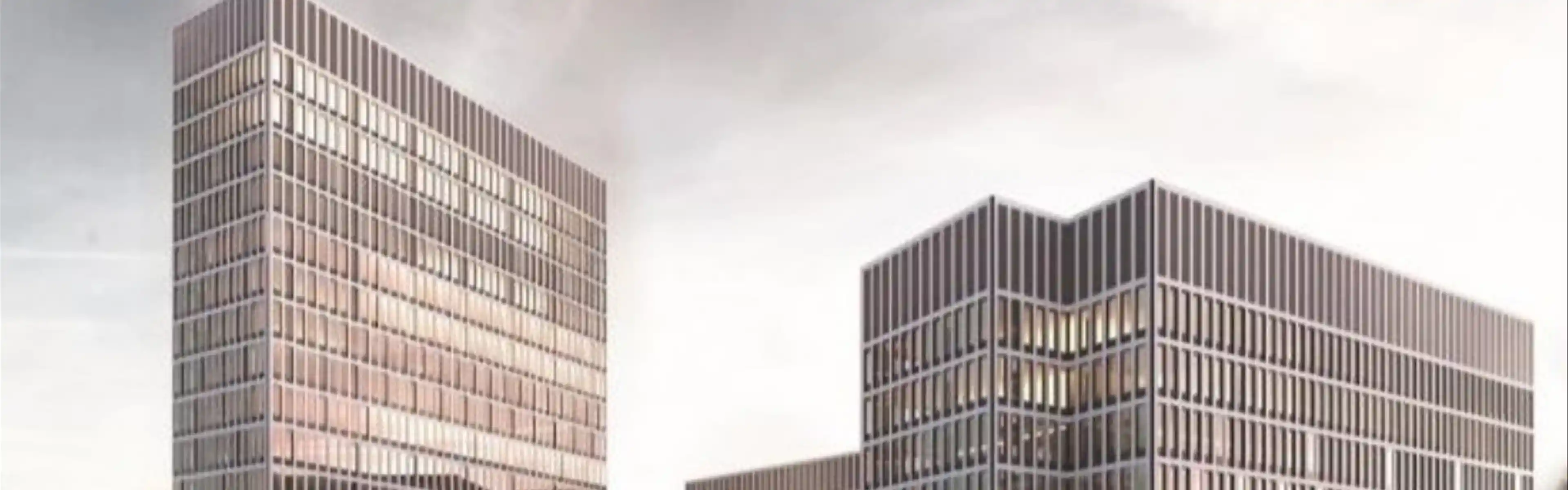 Zielone patio kompleksu Face2Face Business Campus gotowe