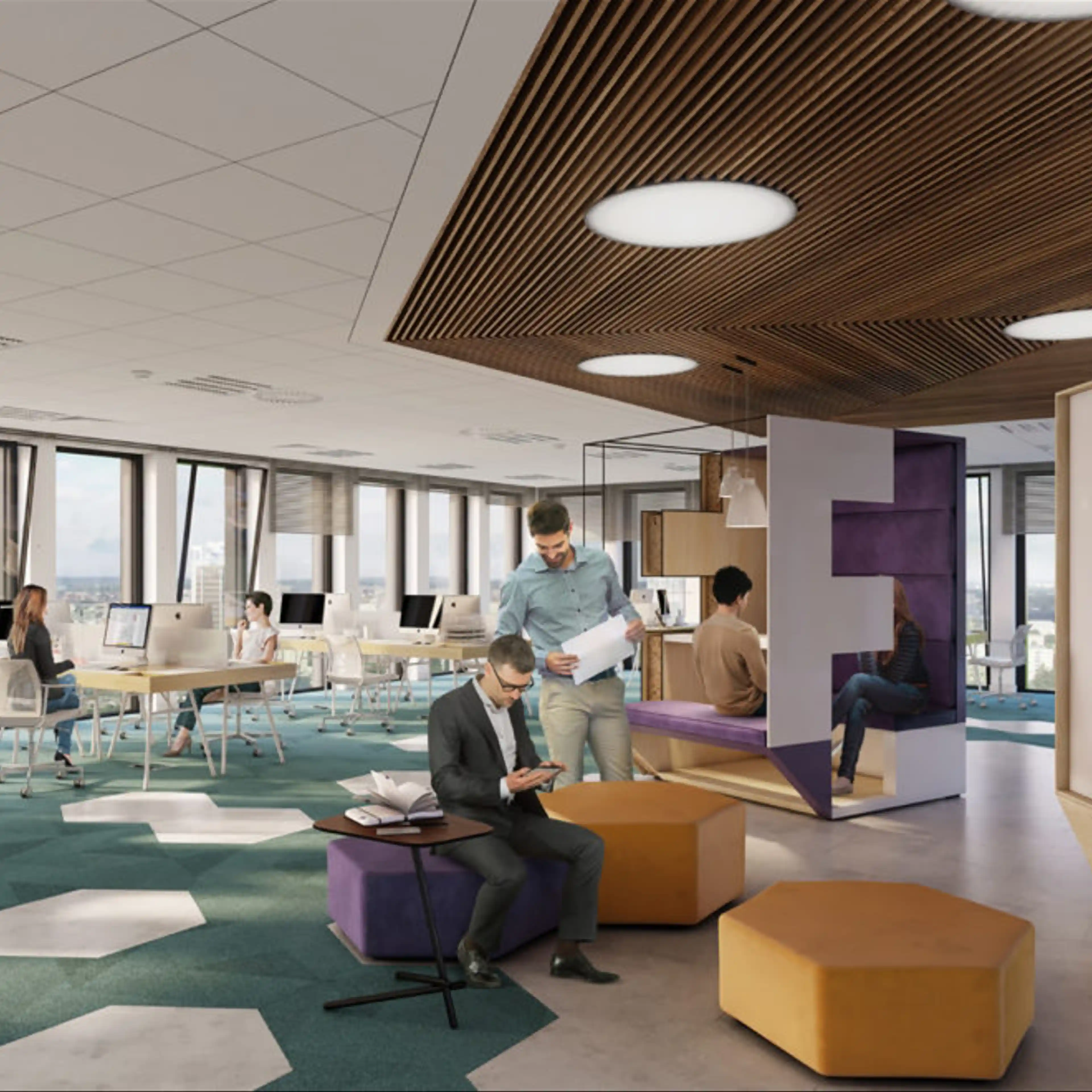 Face2Face Business Campus- Etap II - Biura serwisowane, Żelazna 4, Katowice, Dąb