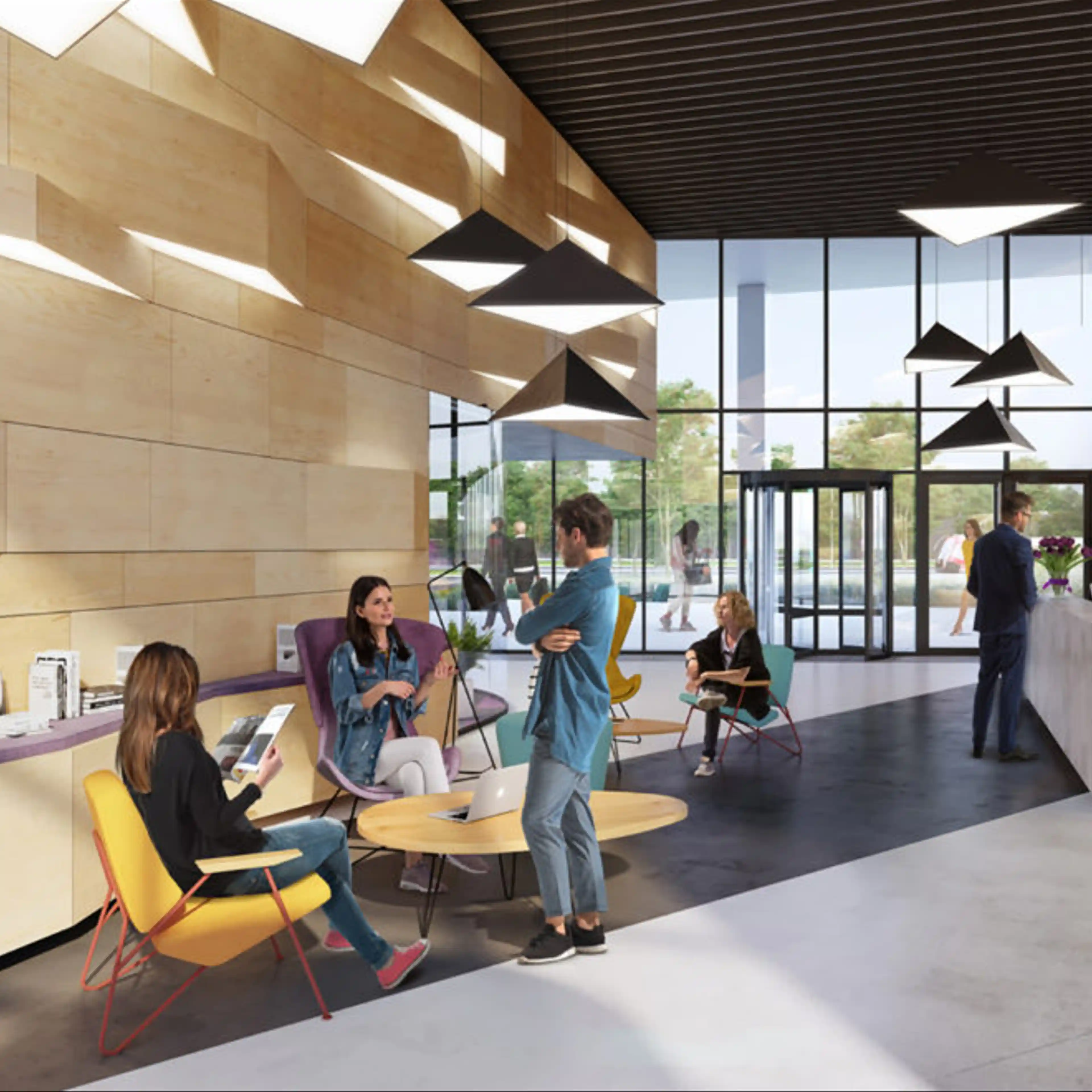 Face2Face Business Campus- Etap II - Biura serwisowane, Żelazna 4, Katowice, Dąb