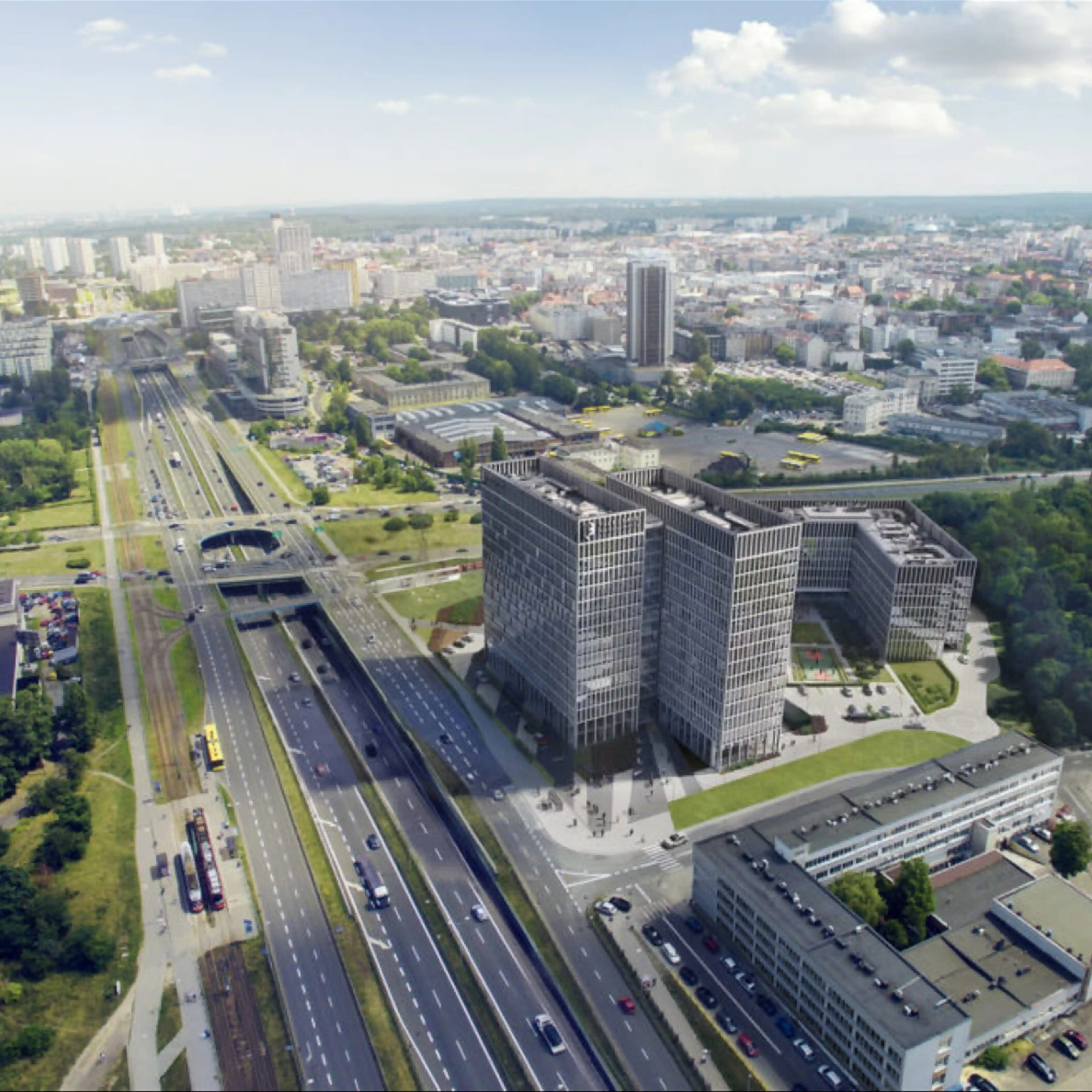 Face2Face Business Campus- Etap II - Biura serwisowane, Żelazna 4, Katowice, Dąb