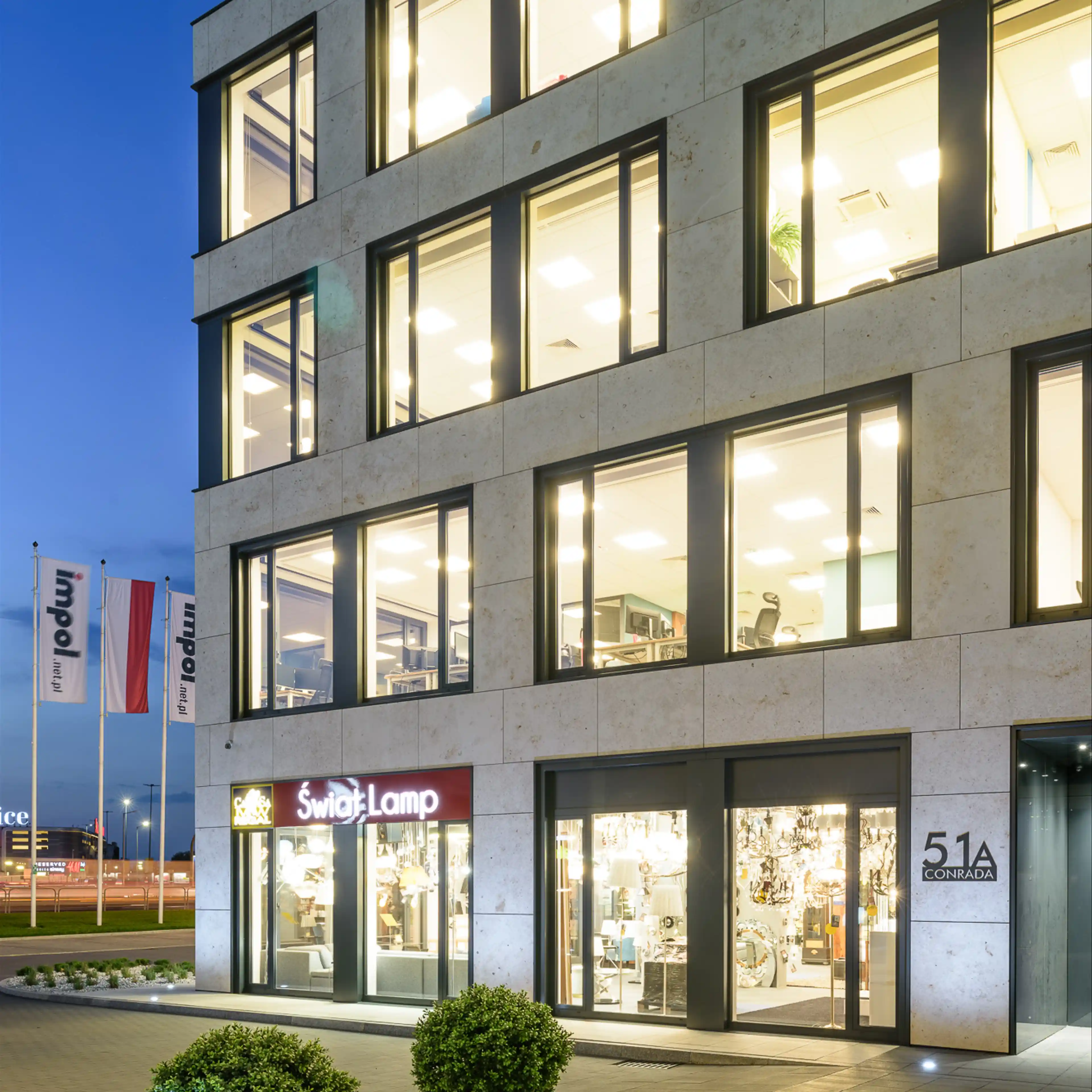 IMPOL Office, Josepha Conrada 51, Krakow, Północny Zachód