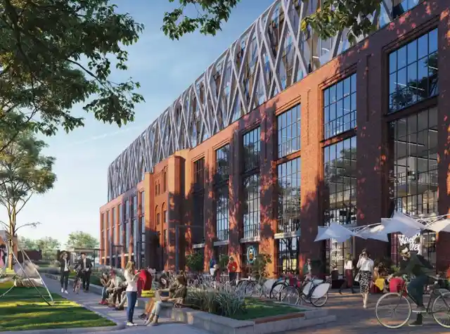 The Widzew Manufaktura revitalization project is underway