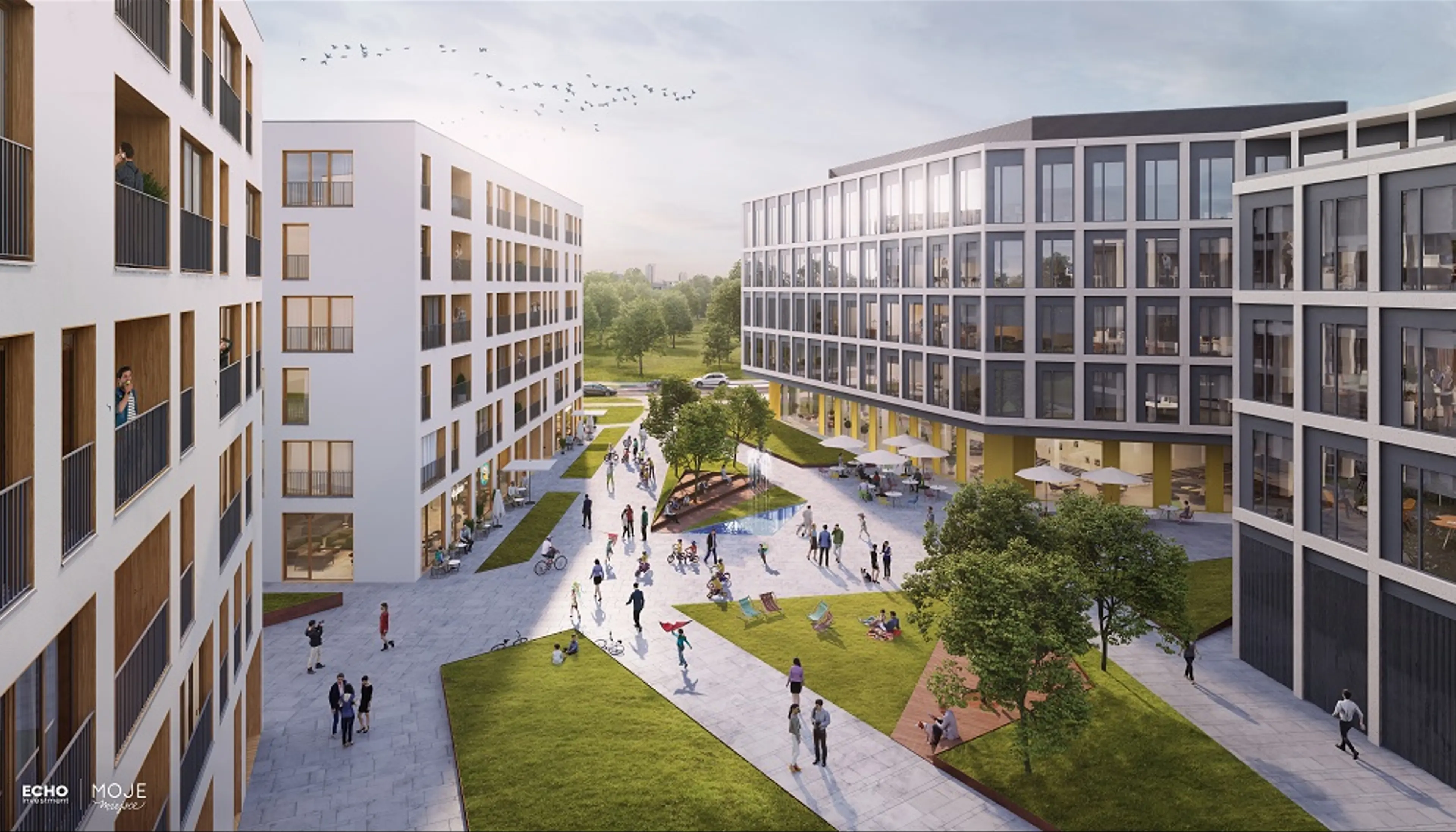Moje Miejsce - Budynek 1, Józefa Piusa Dziekońskiego 1, Warsaw, Mokotów