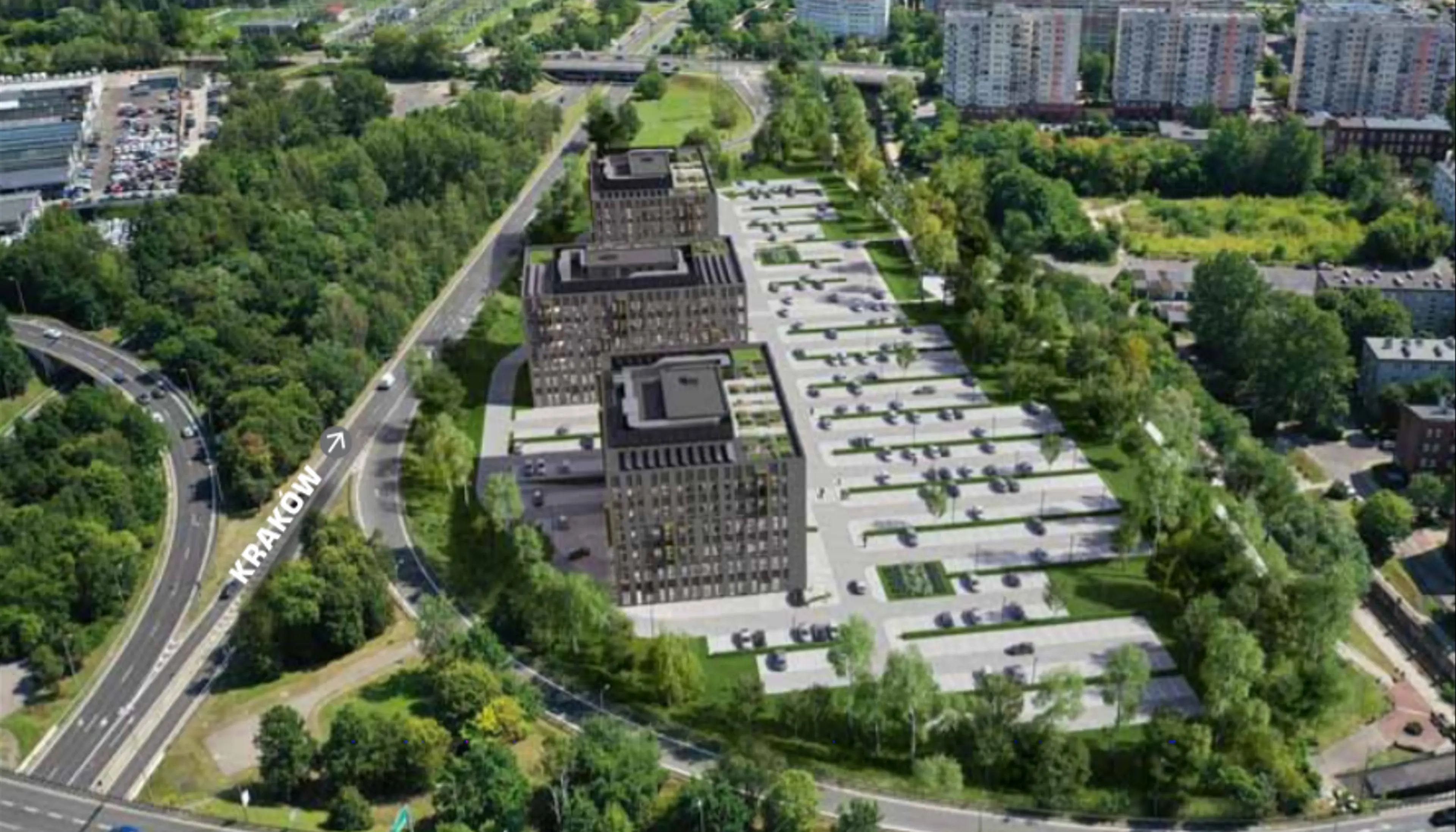 Cross Office A, Bagienna 2, Katowice, Zawodzie