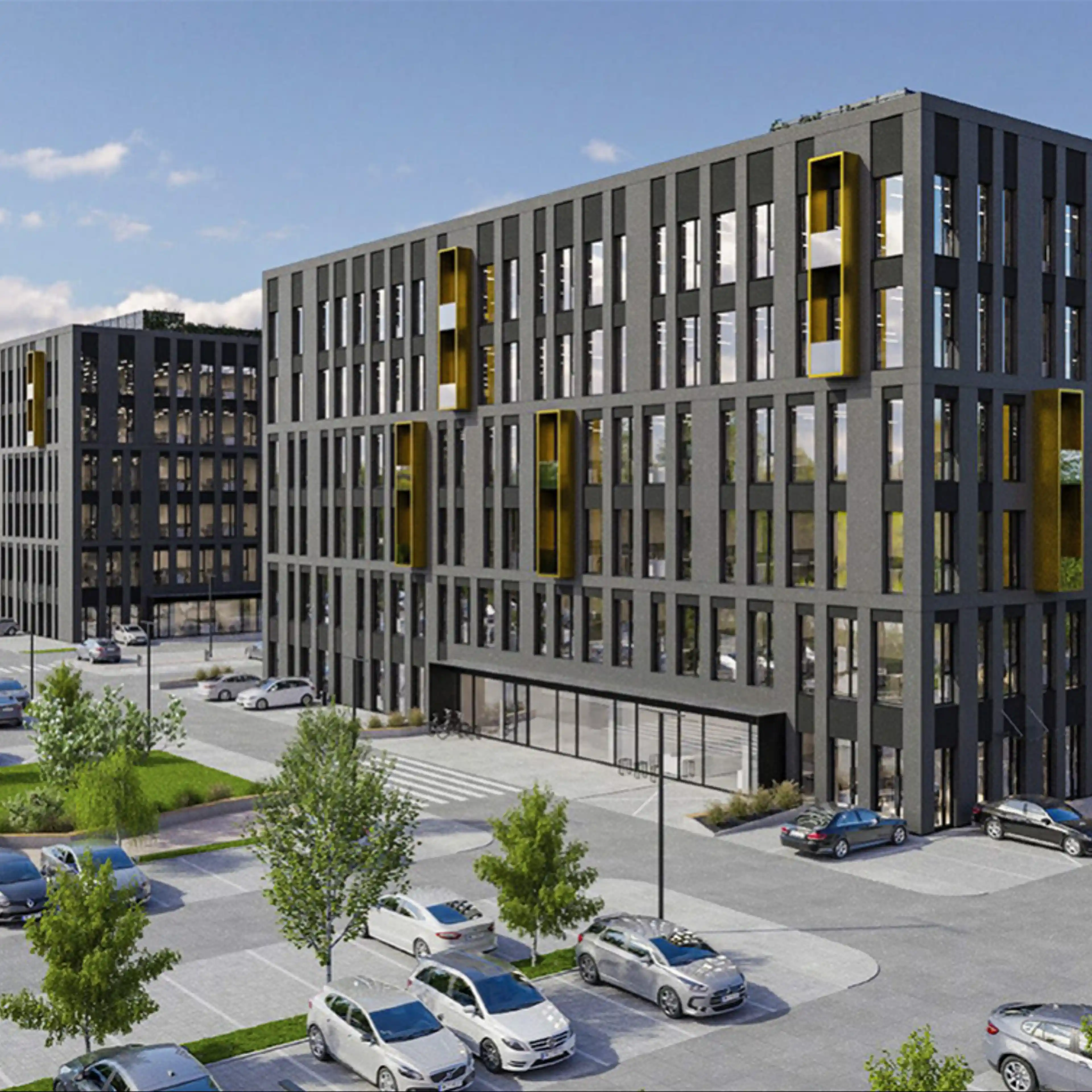 Cross Office C, Bagienna 2, Katowice, Zawodzie