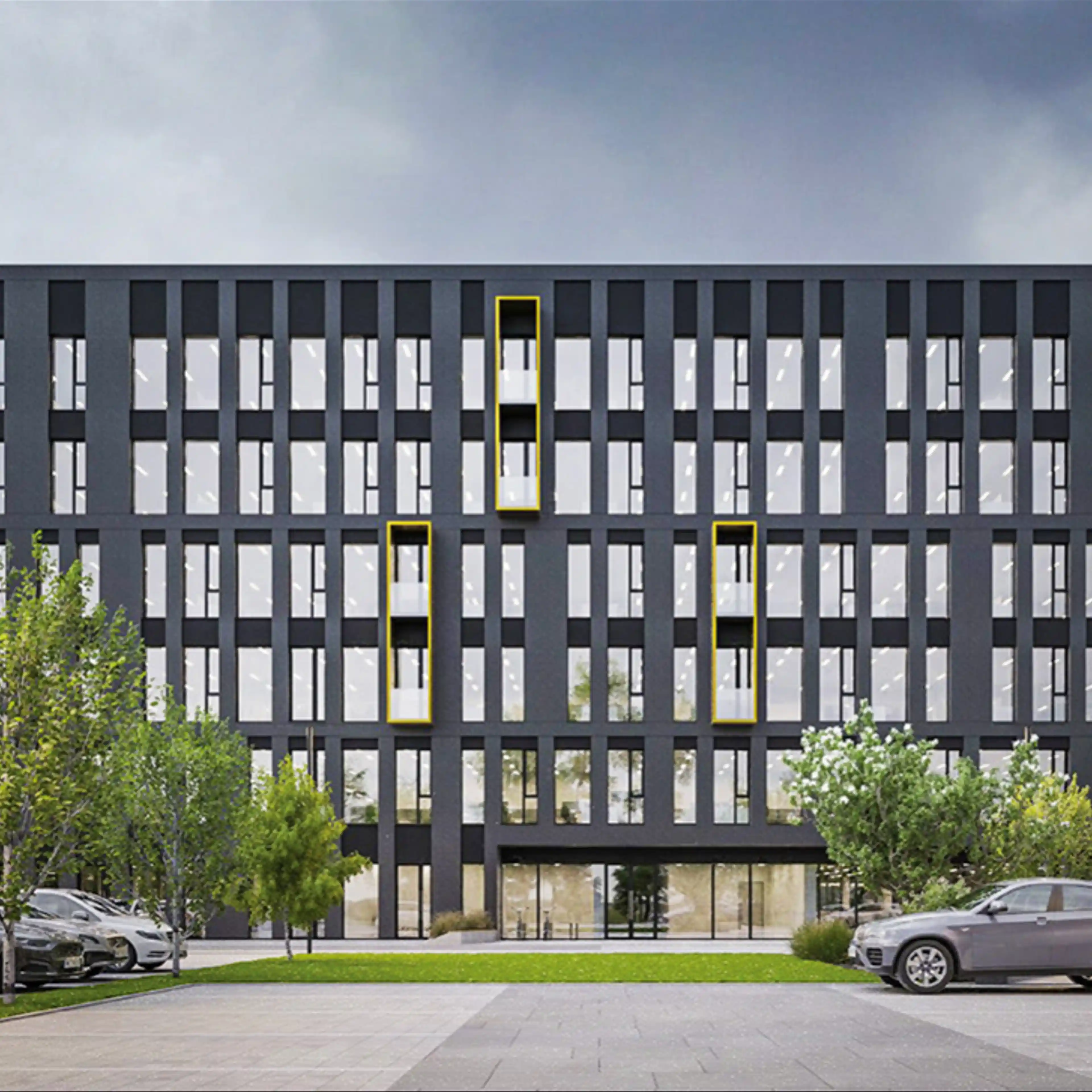 Cross Office C, Bagienna 2, Katowice, Zawodzie