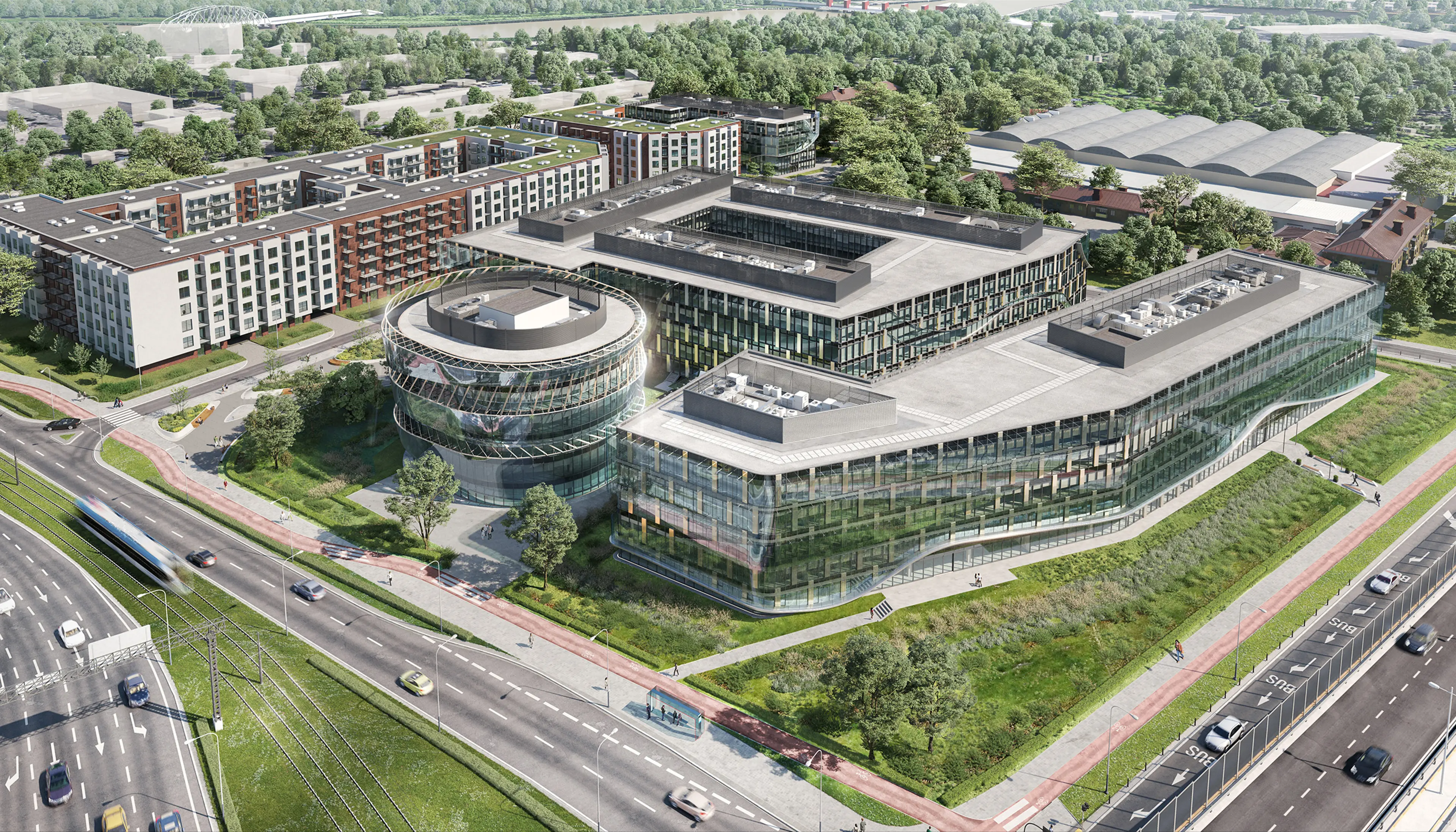 Ocean Office Park B, Pana Tadeusza 2, Krakow, Południe
