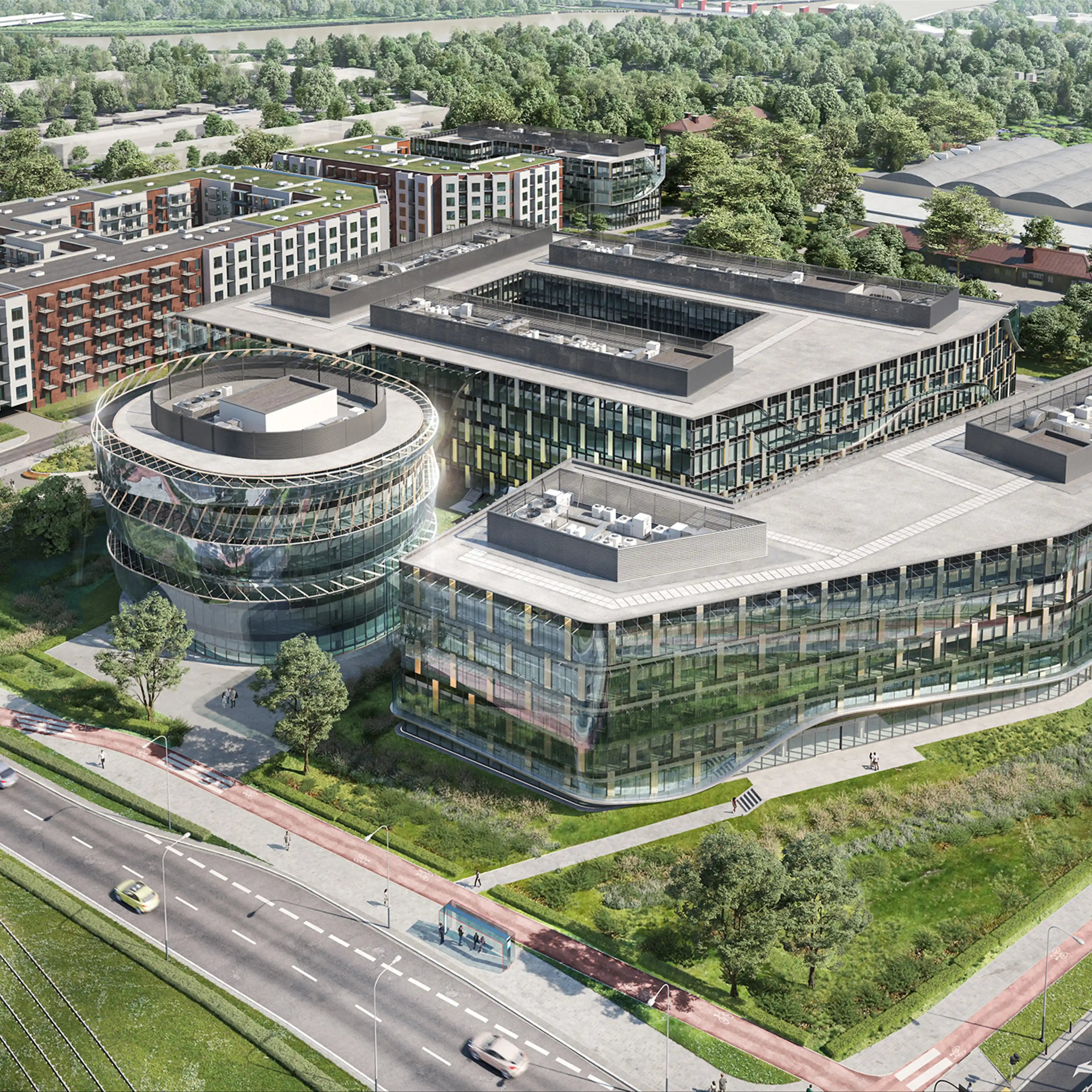 Ocean Office Park B, Pana Tadeusza 2, Kraków, Południe