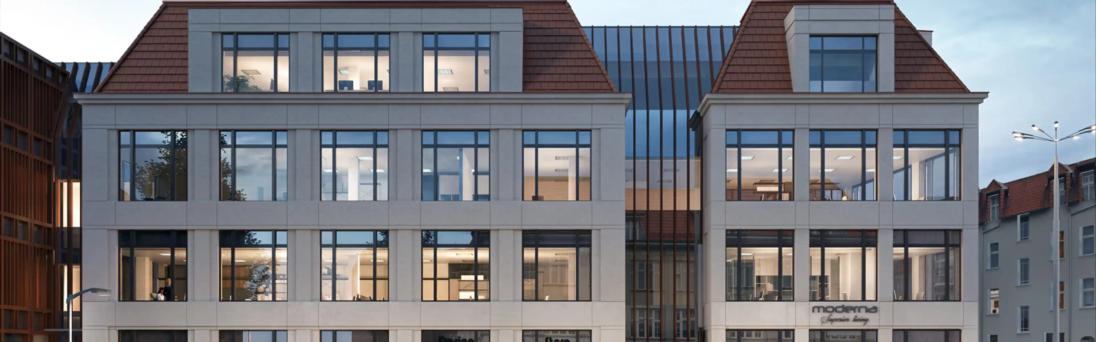 Moderna Holding with a new investment. The development of the Oliva 501 office building has started