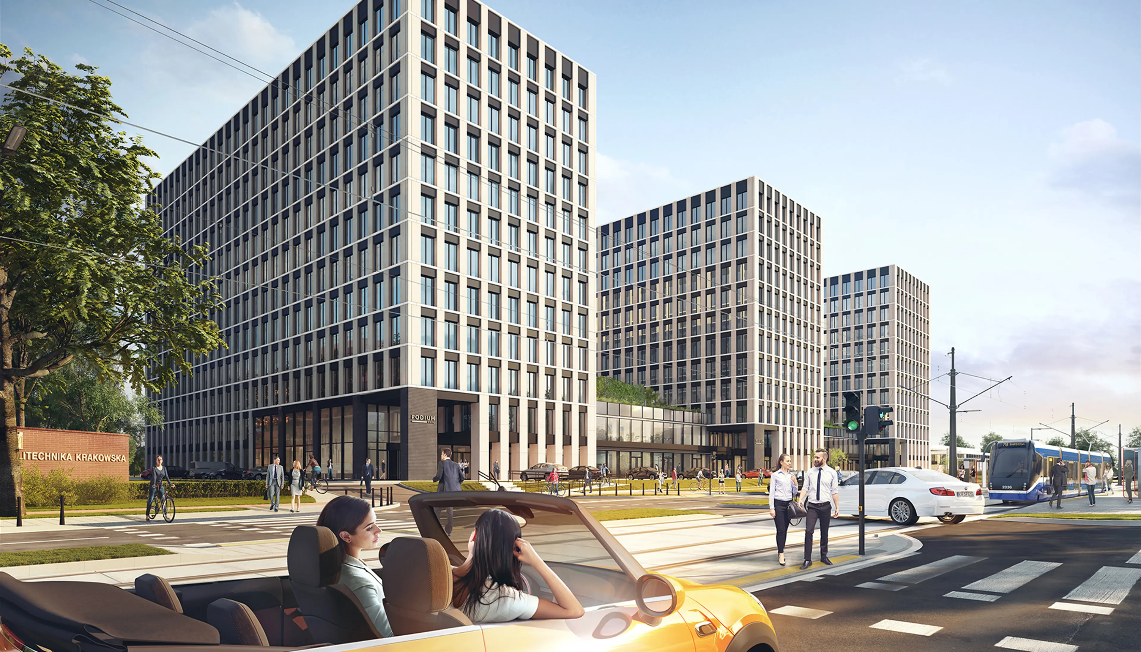 Podium Park A, Jana Pawła II 43, Kraków, Północny Wschód