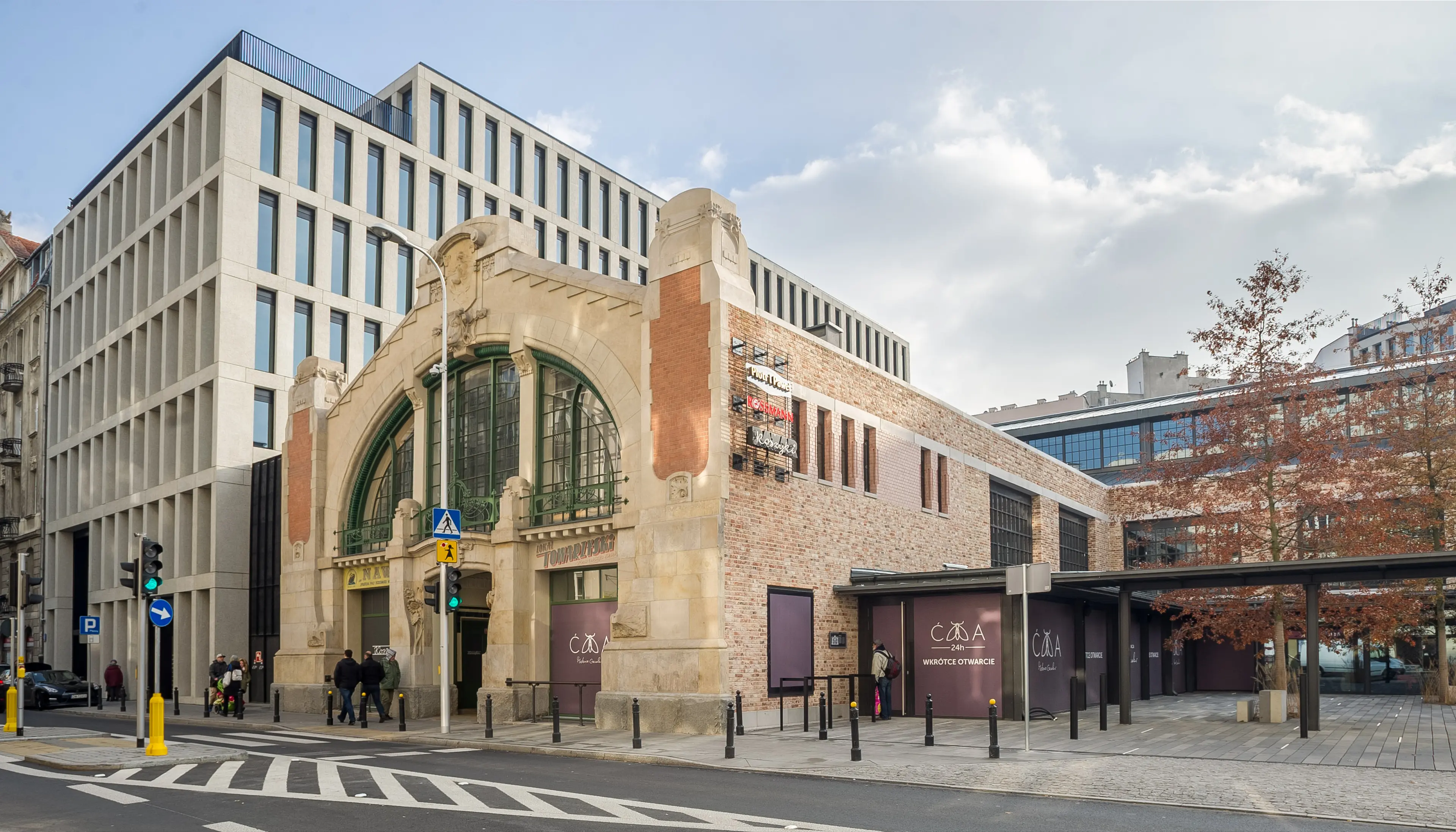 Hala Koszyki budynek K61 (bud. A), Koszykowa 61, Warszawa, Centrum