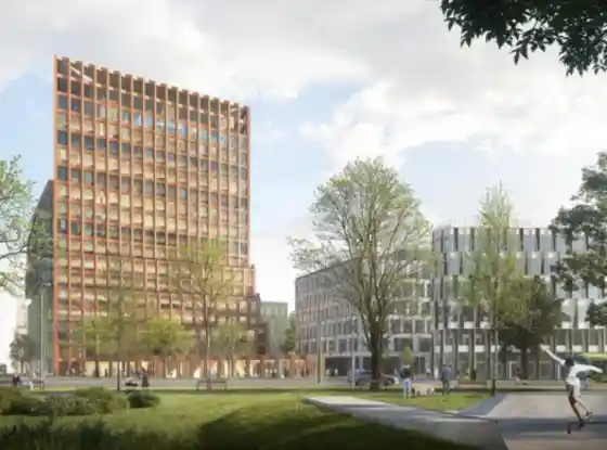 Trwa realizacja nowego biurowca w Poznaniu