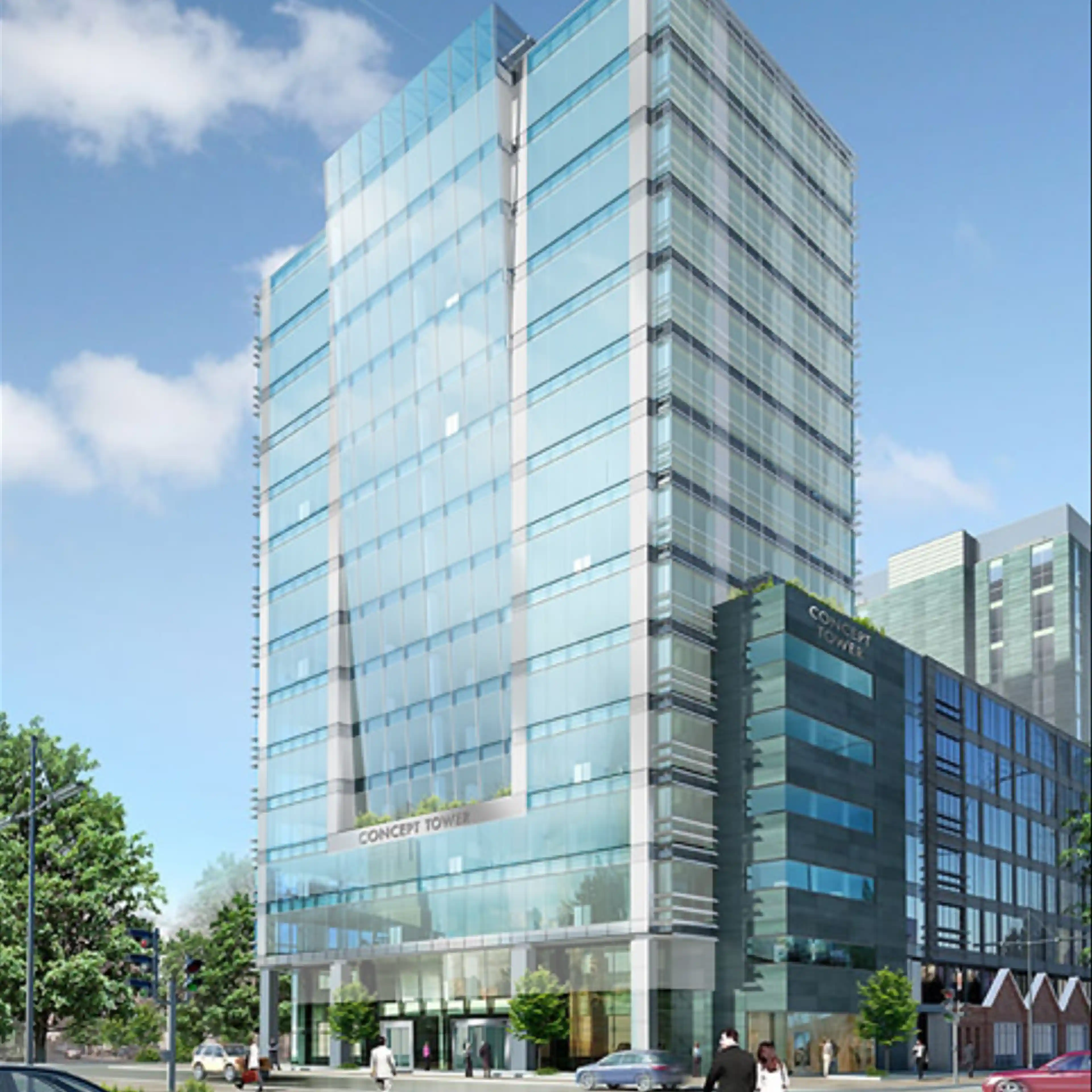 Concept Tower, Grzybowska 87, Warszawa, Wola